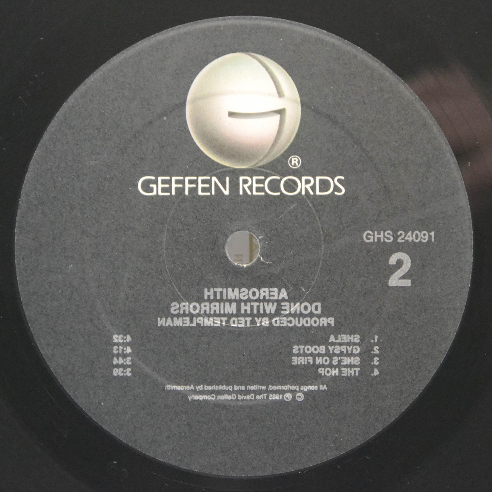 Aerosmith — Done With Mirrors (1-st, USA), 1985