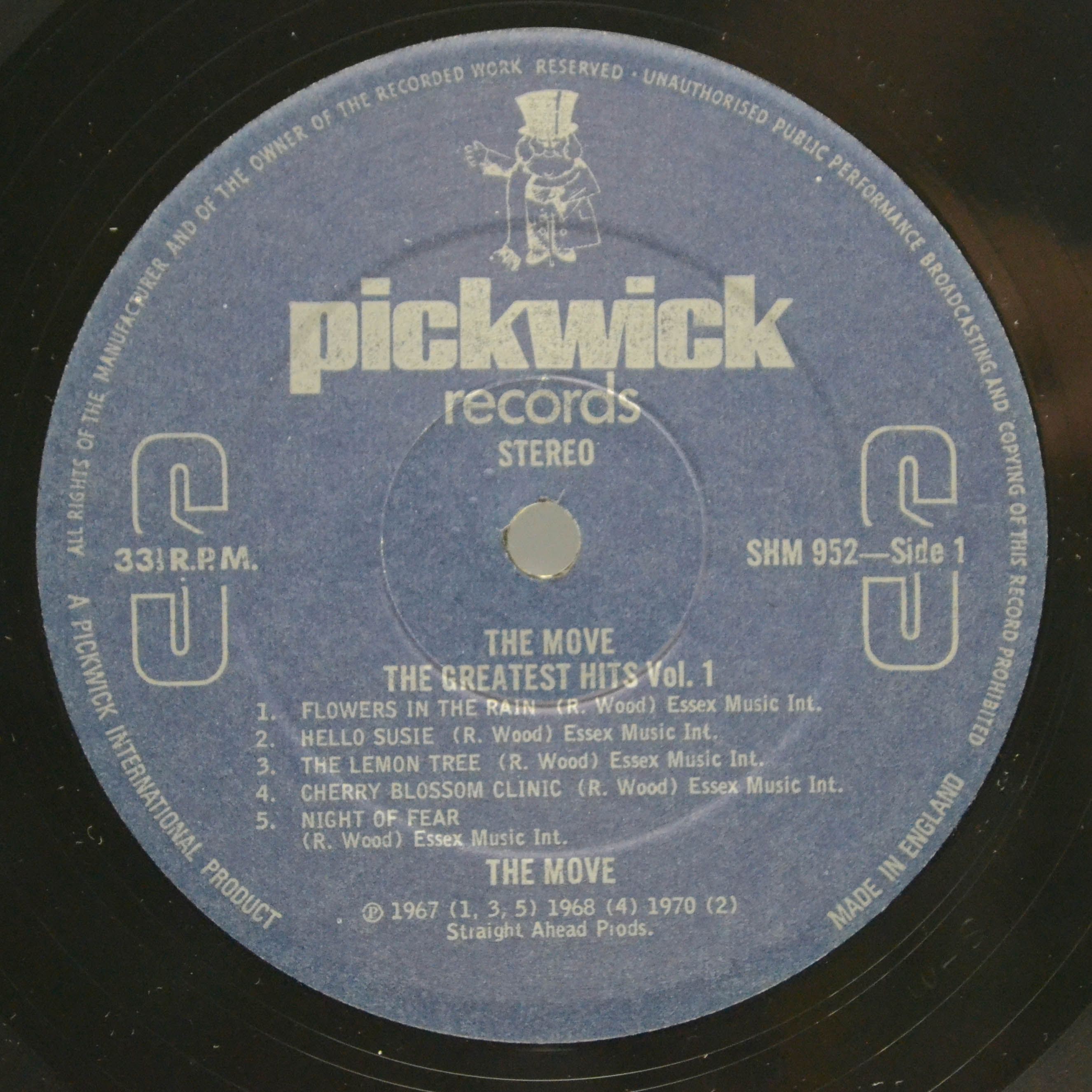 Move — The Greatest Hits Vol. 1 (UK), 1978