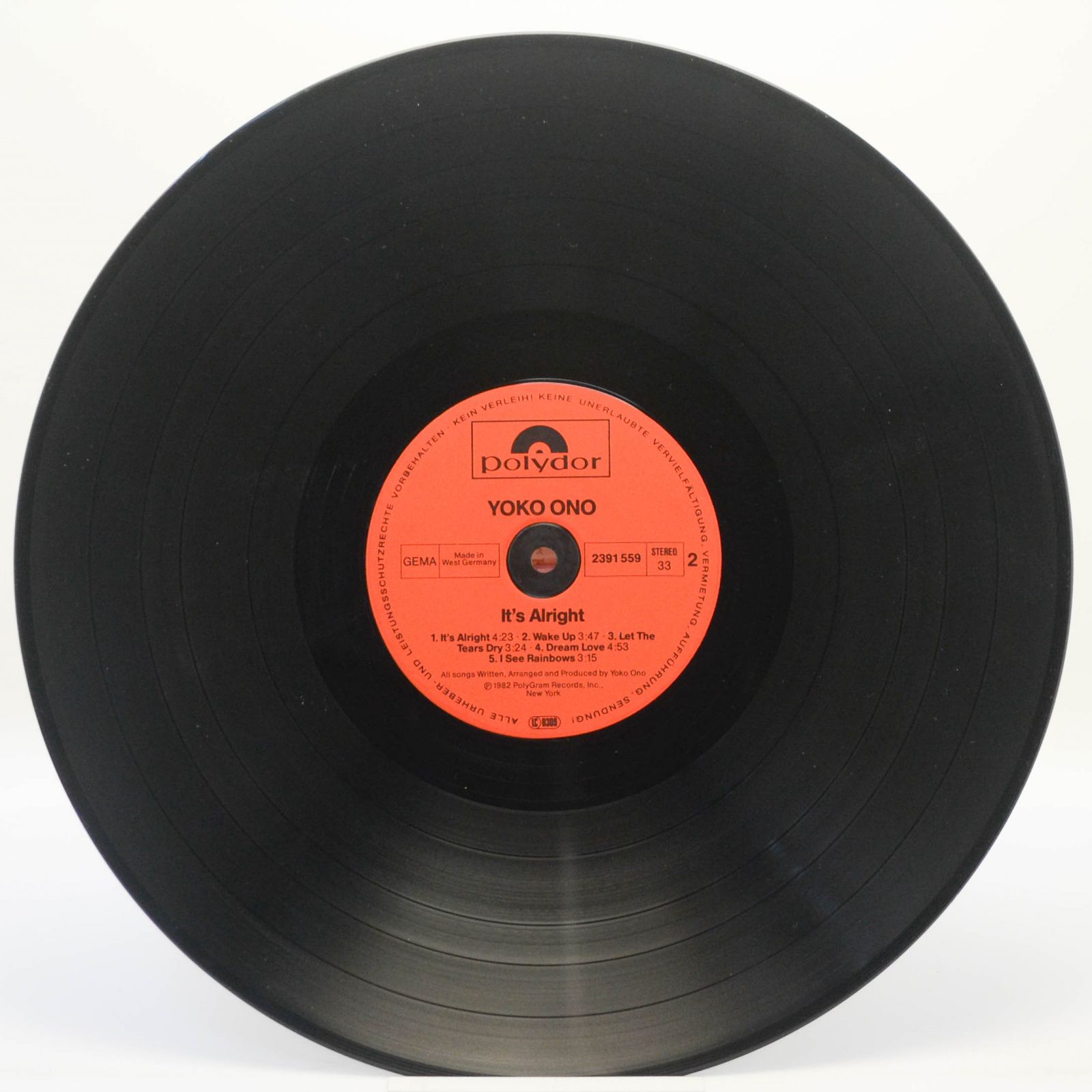 Yoko Ono — It's Alright (I See Rainbows), 1982