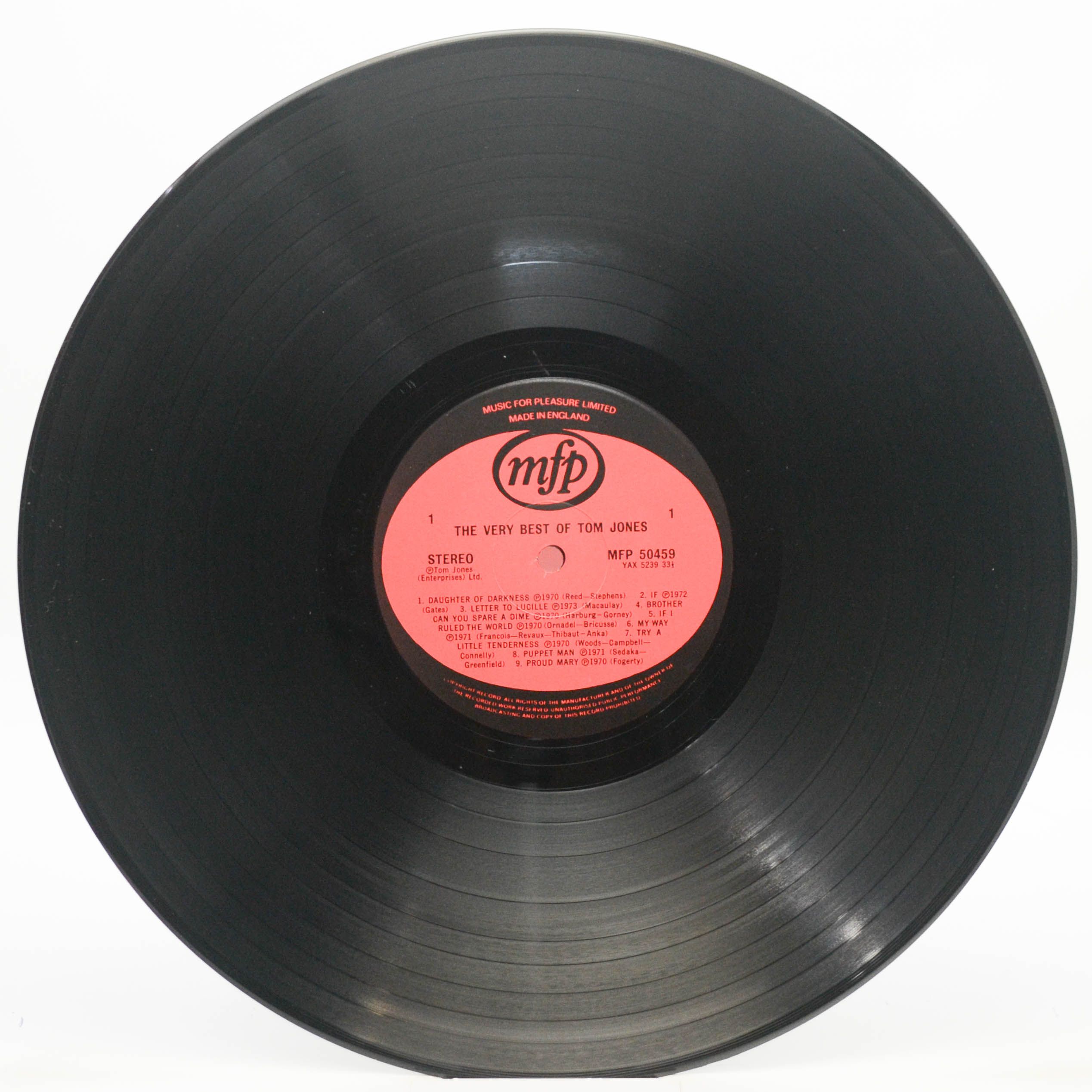 Tom Jones — The Very Best Of (UK), 1976