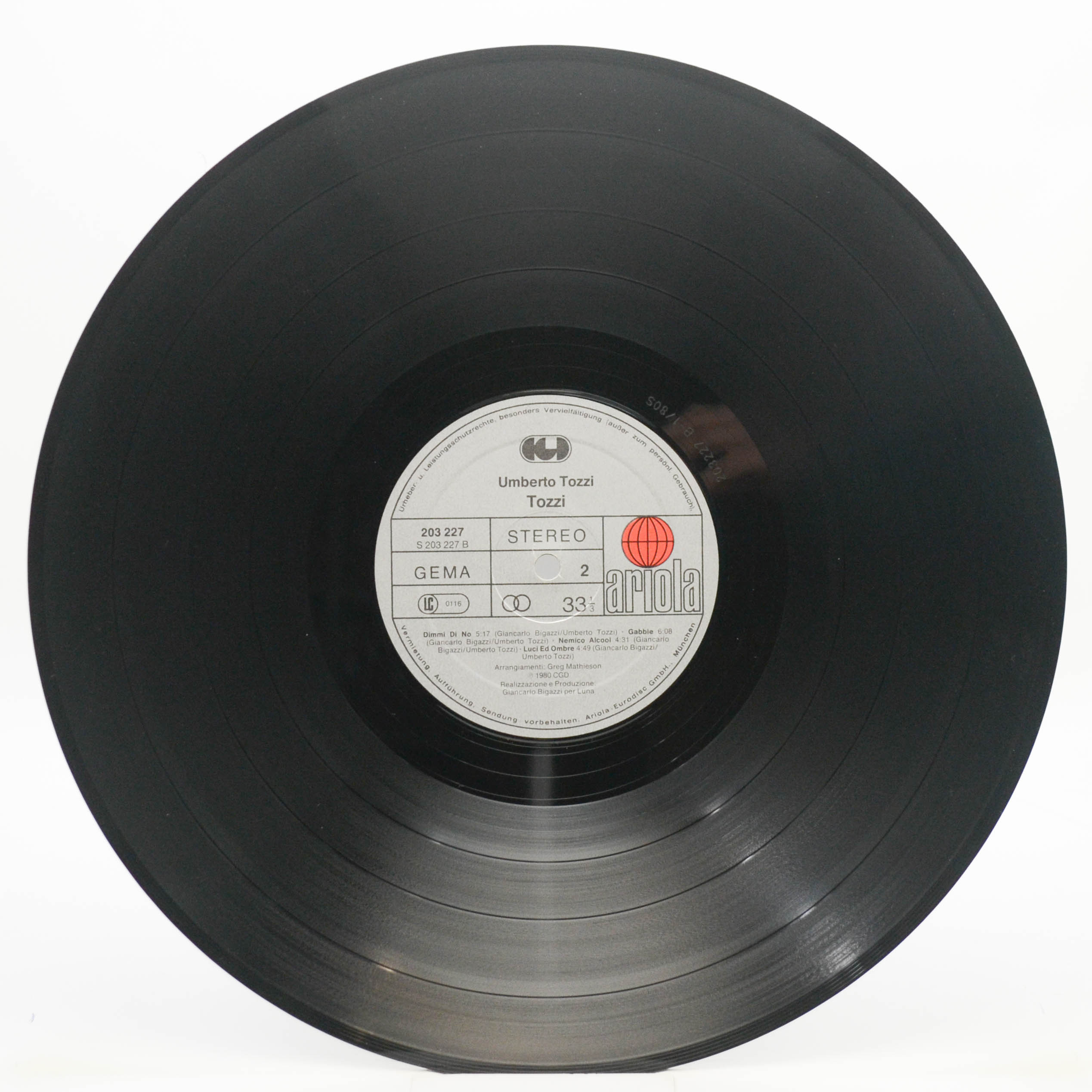 Umberto Tozzi — Tozzi, 1980