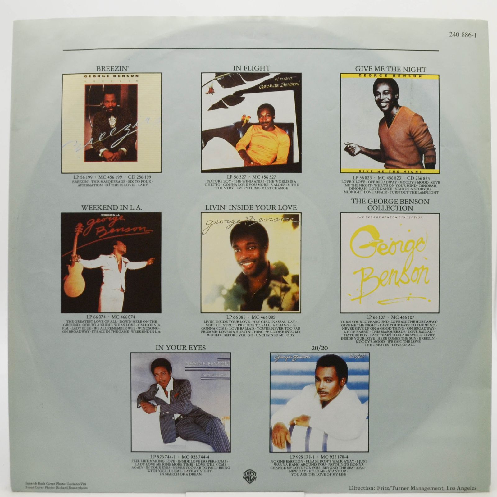 George Benson — The Love Songs, 1985