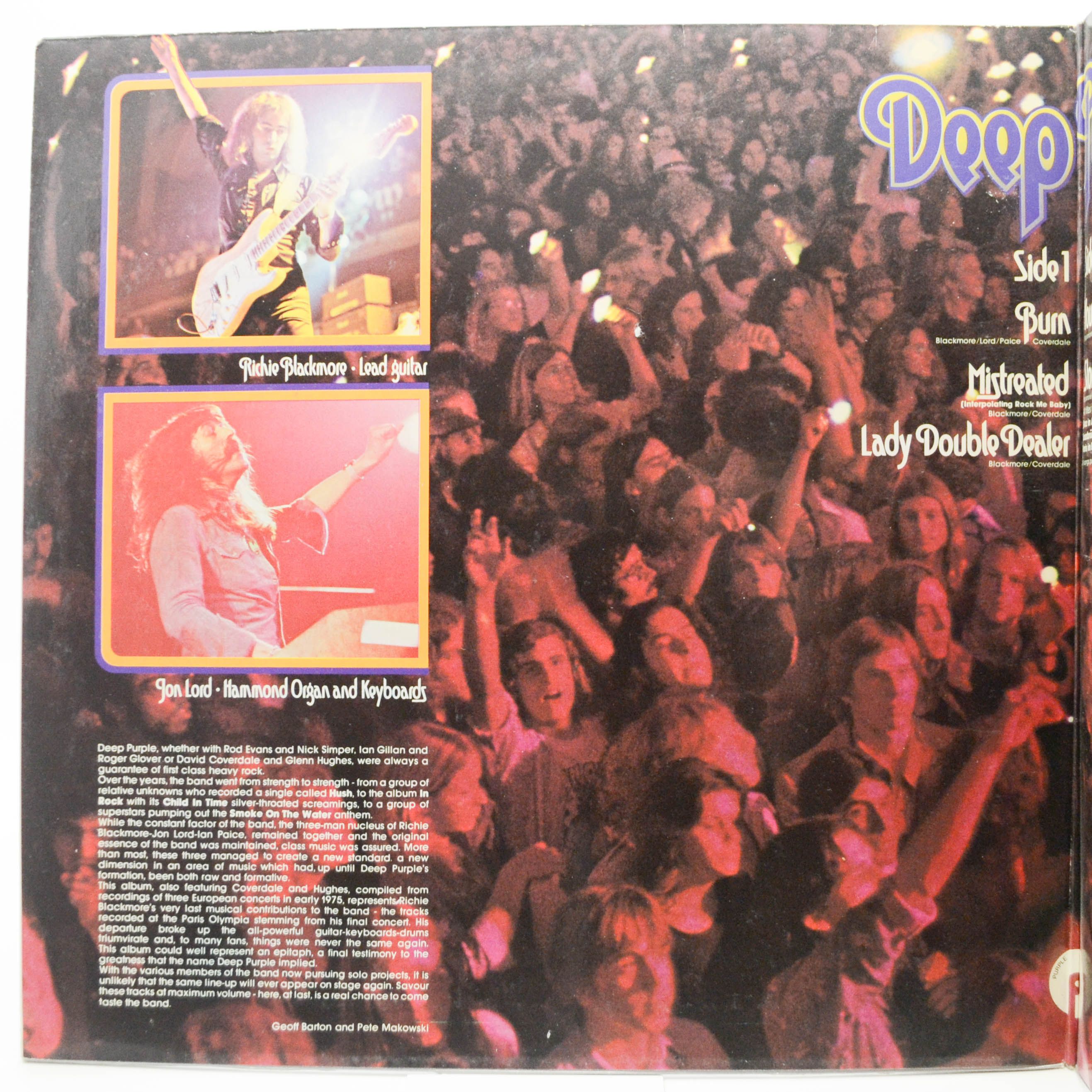 Deep Purple — Made In Europe, 1976