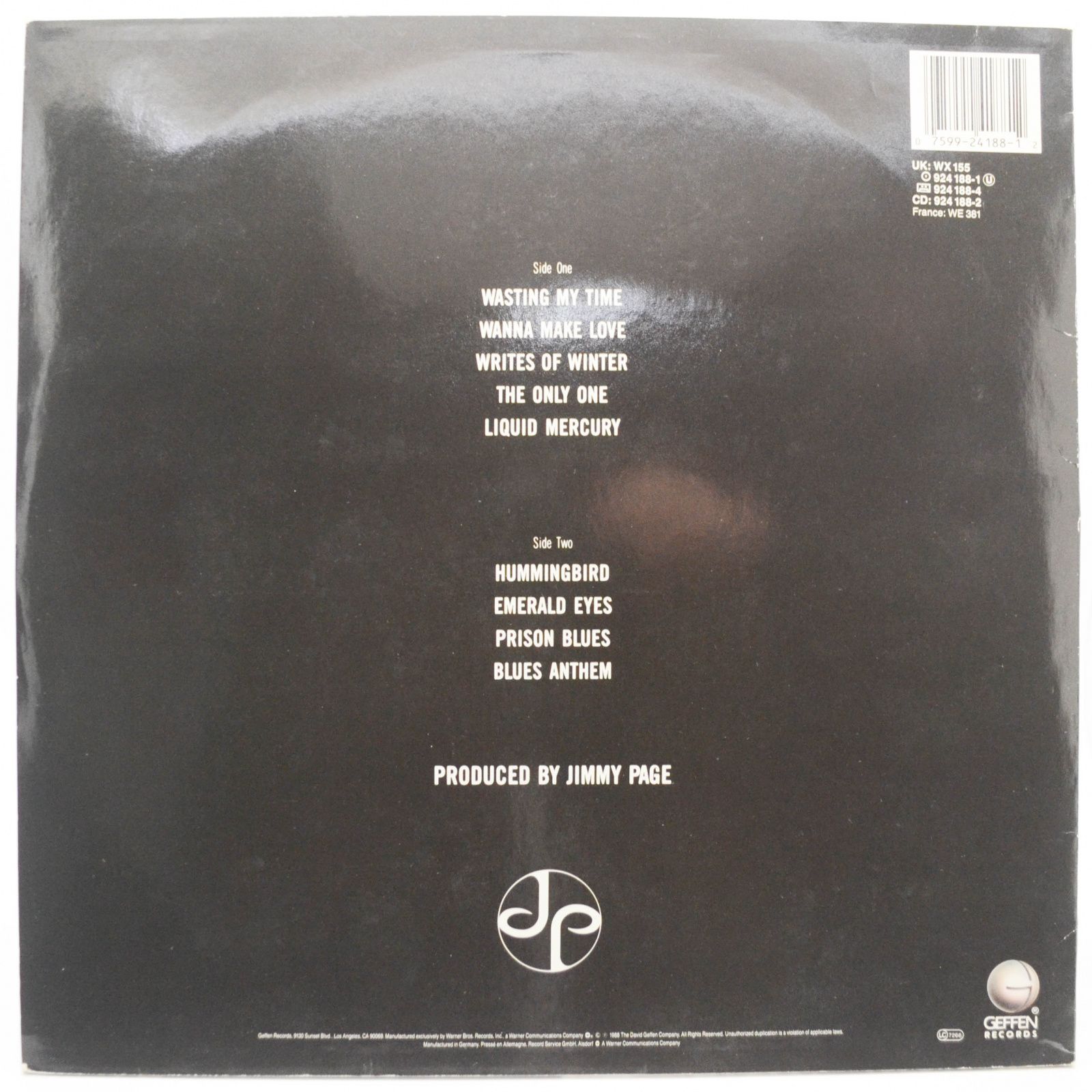 Jimmy Page — Outrider, 1988