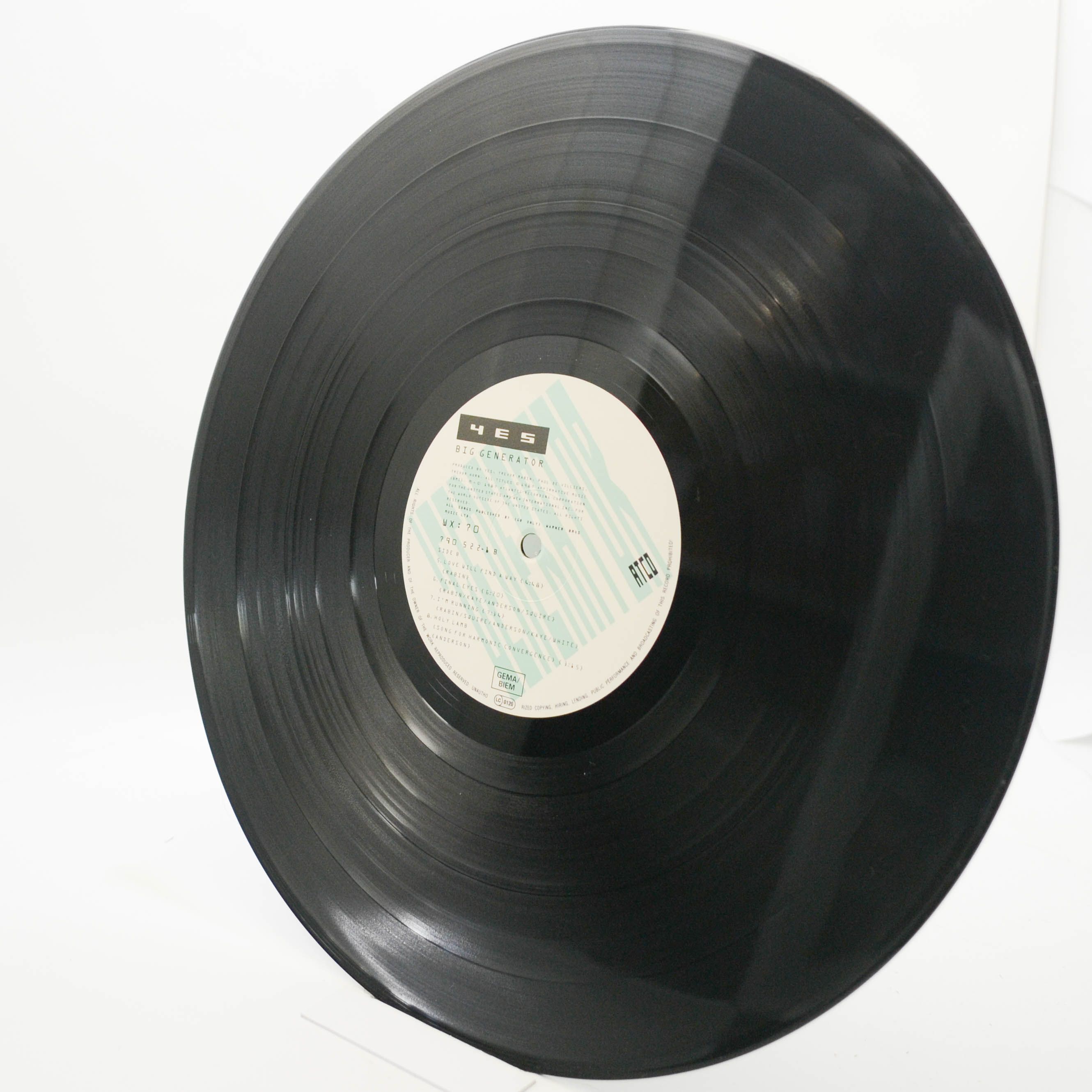 Yes — Big Generator, 1987