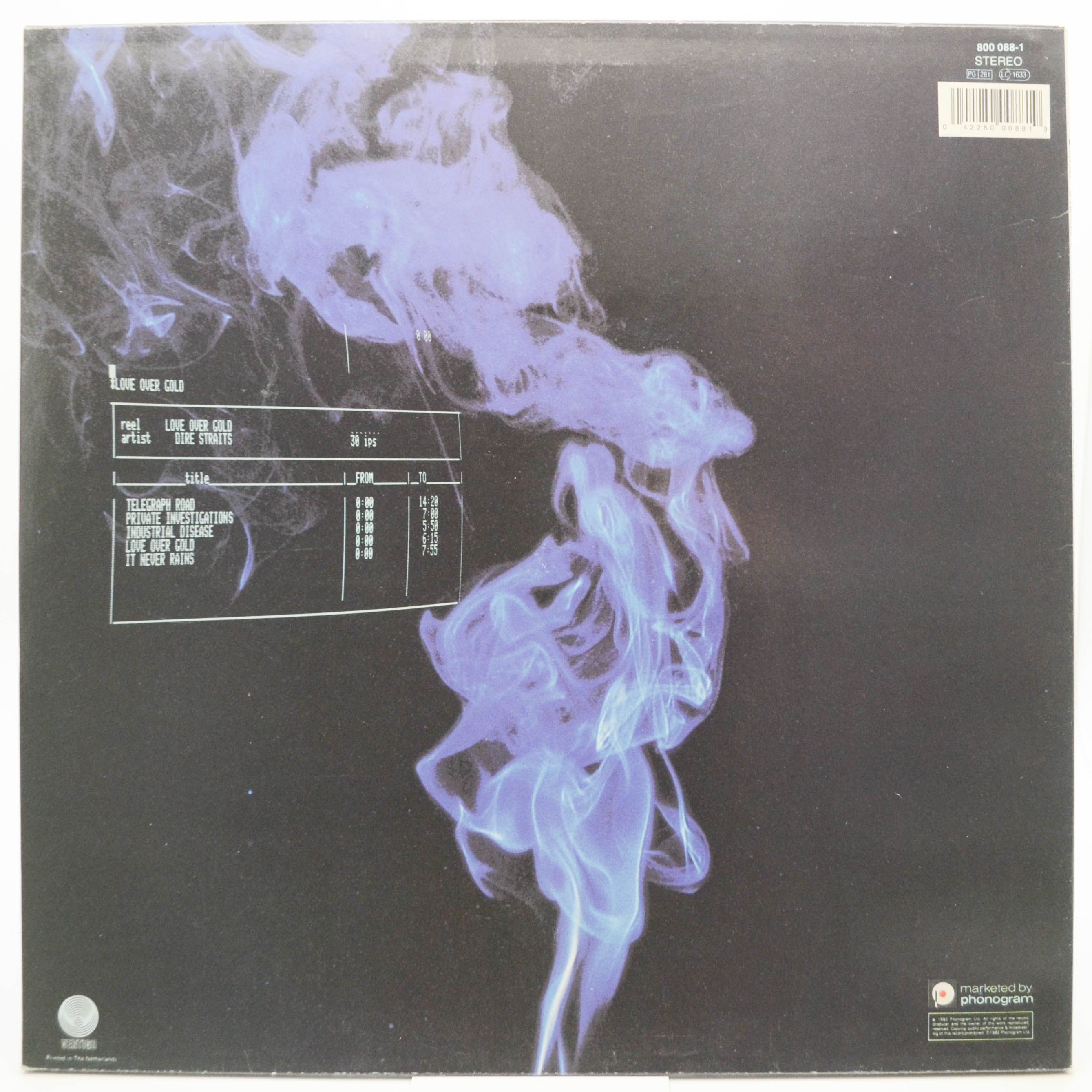 Dire Straits — Love Over Gold, 1982