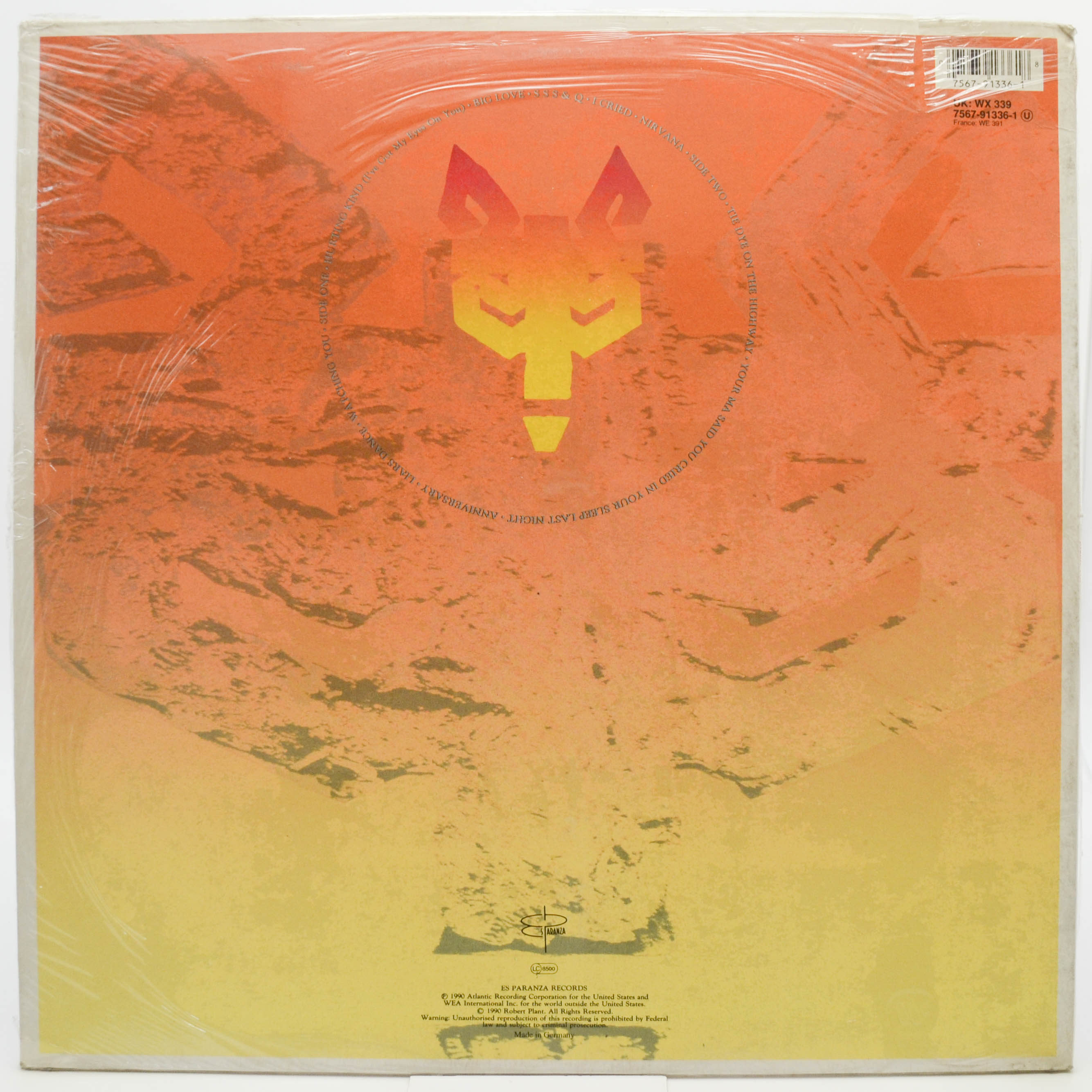 Robert Plant — Manic Nirvana, 1990