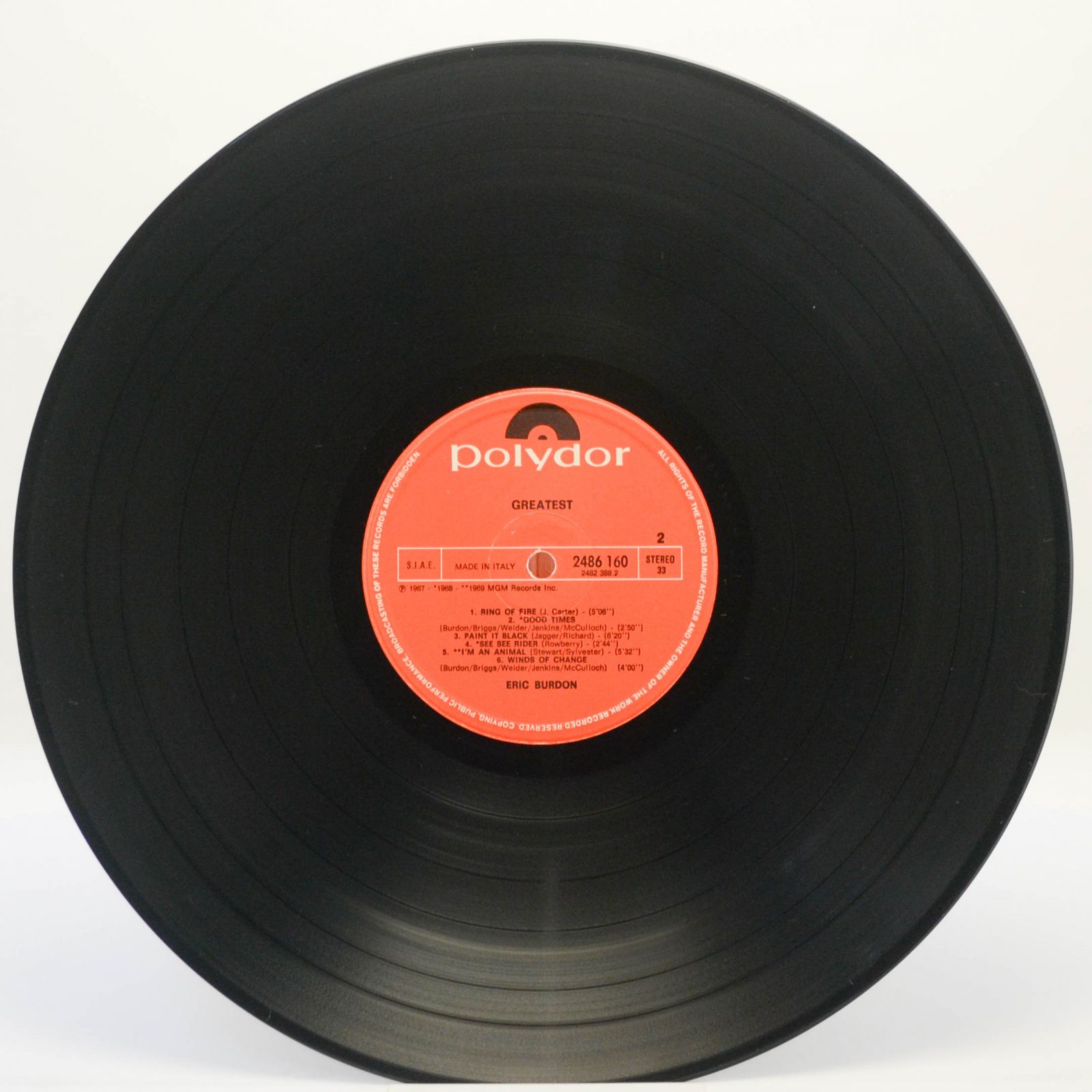 Eric Burdon — Greatest, 1969