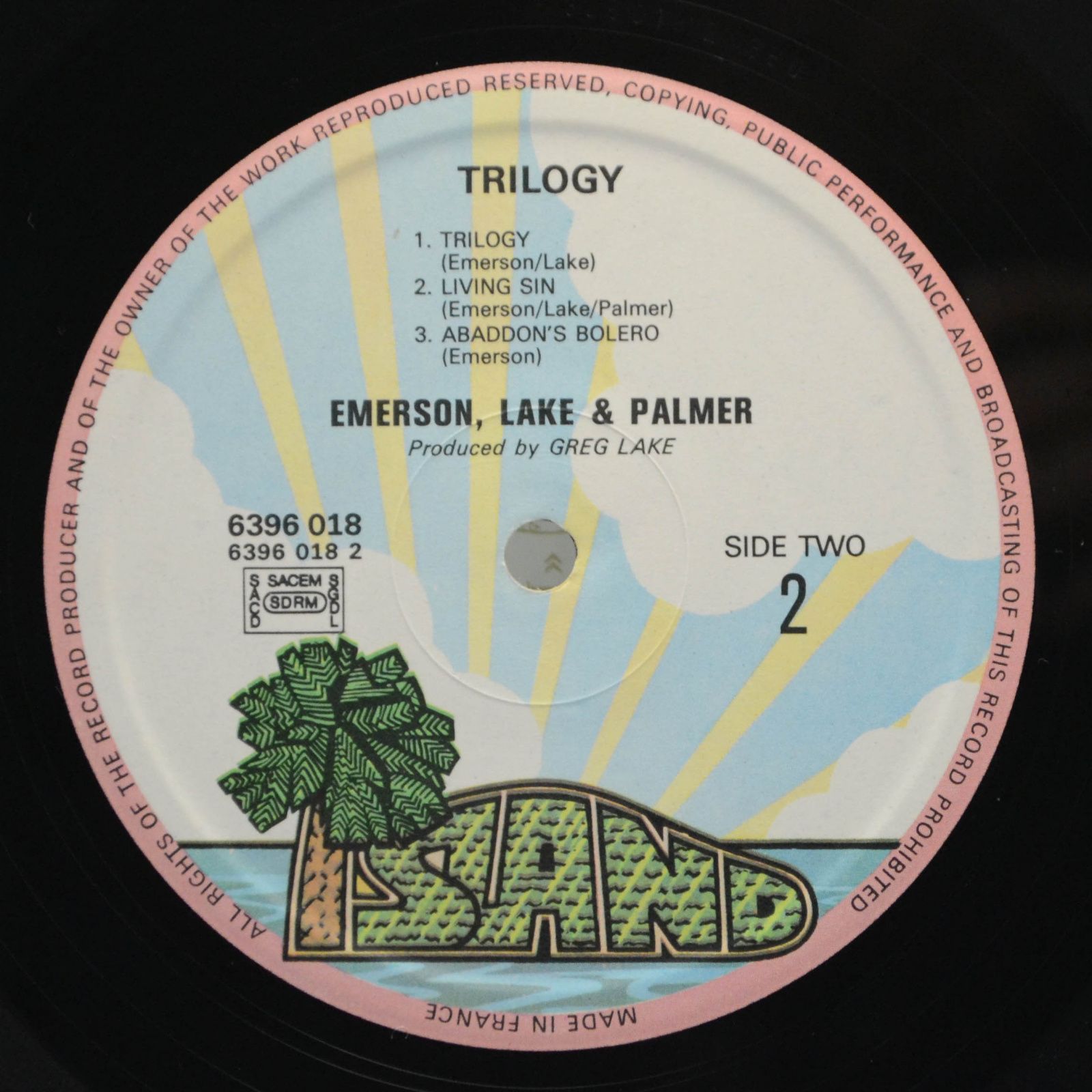 Emerson, Lake & Palmer — Trilogy, 1972