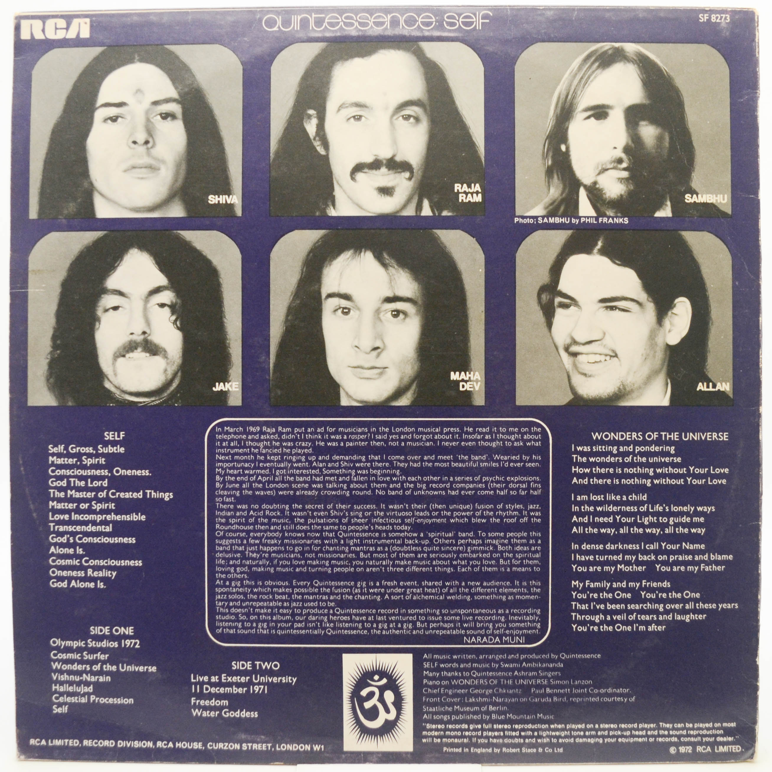 Quintessence — Self, 1972