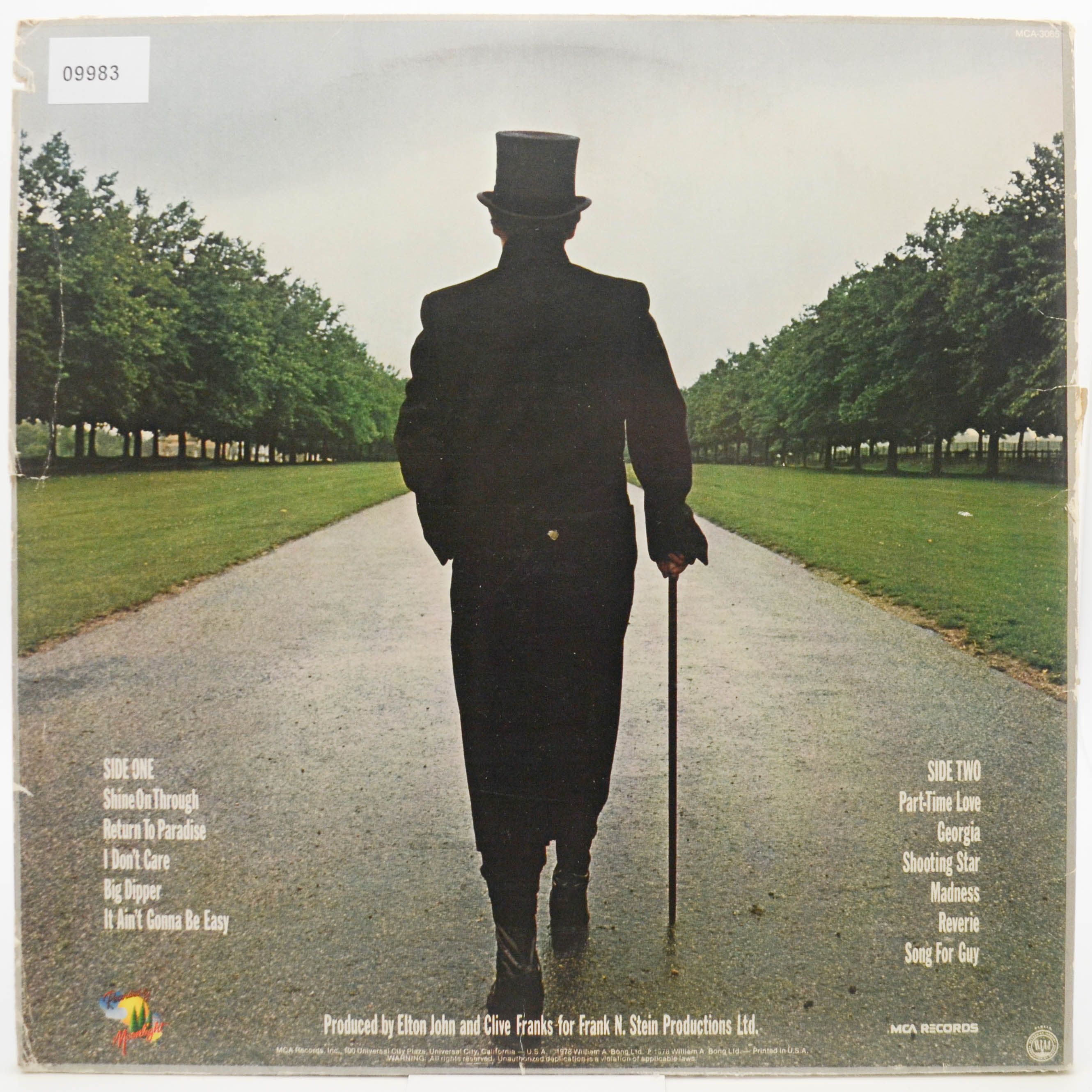 Elton John — A Single Man (USA), 1978