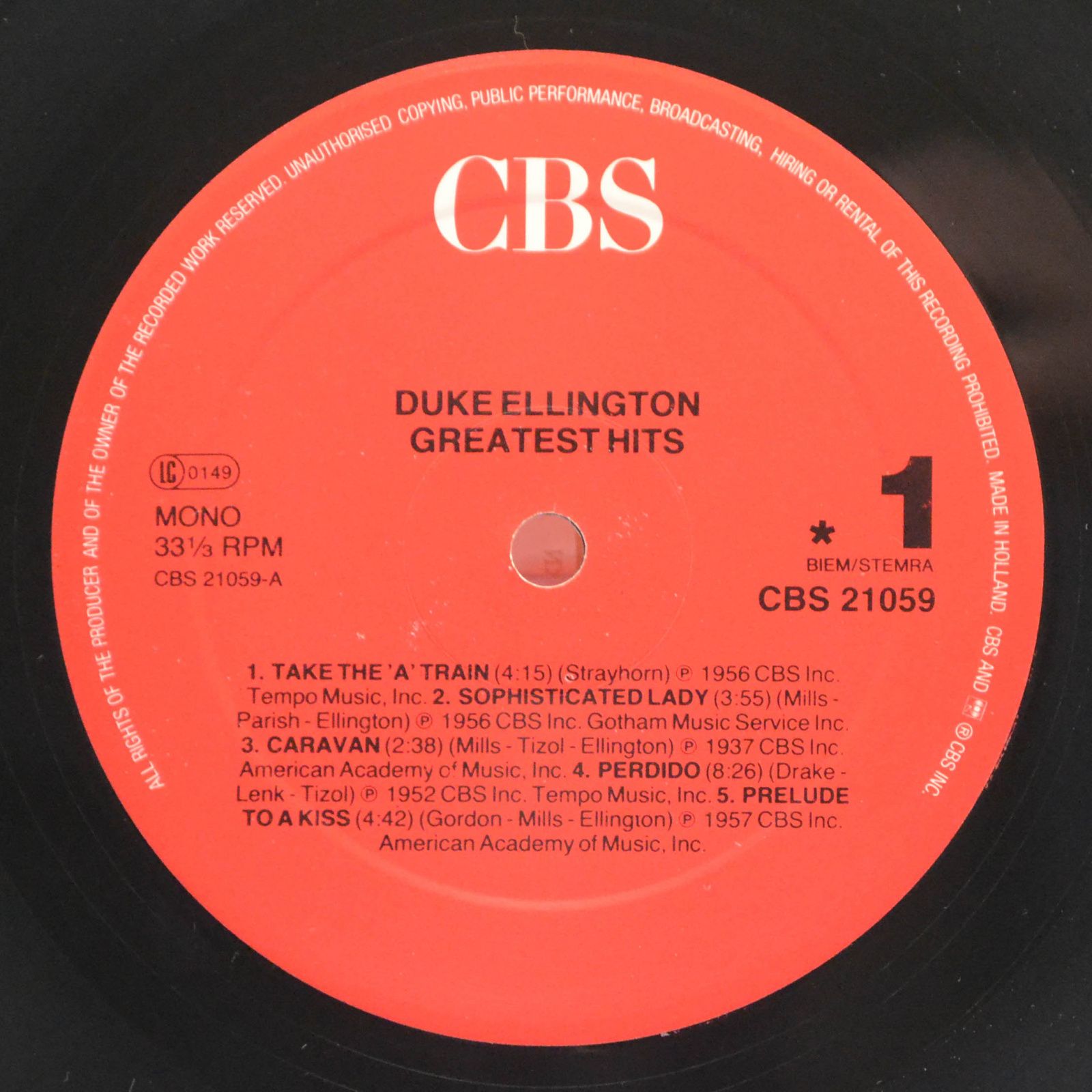 Duke Ellington — Greatest Hits, 1983