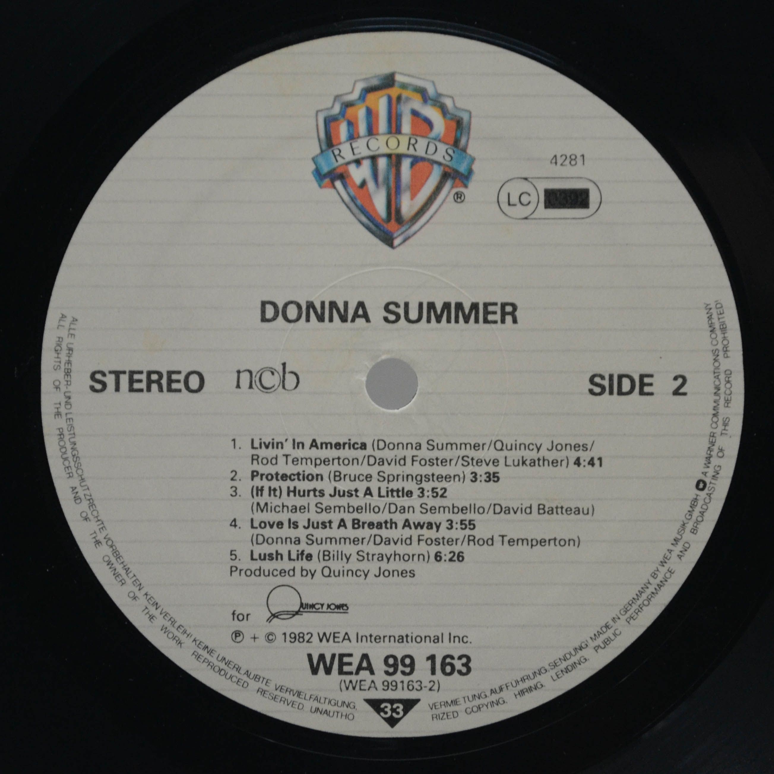 Donna Summer — Donna Summer, 1982