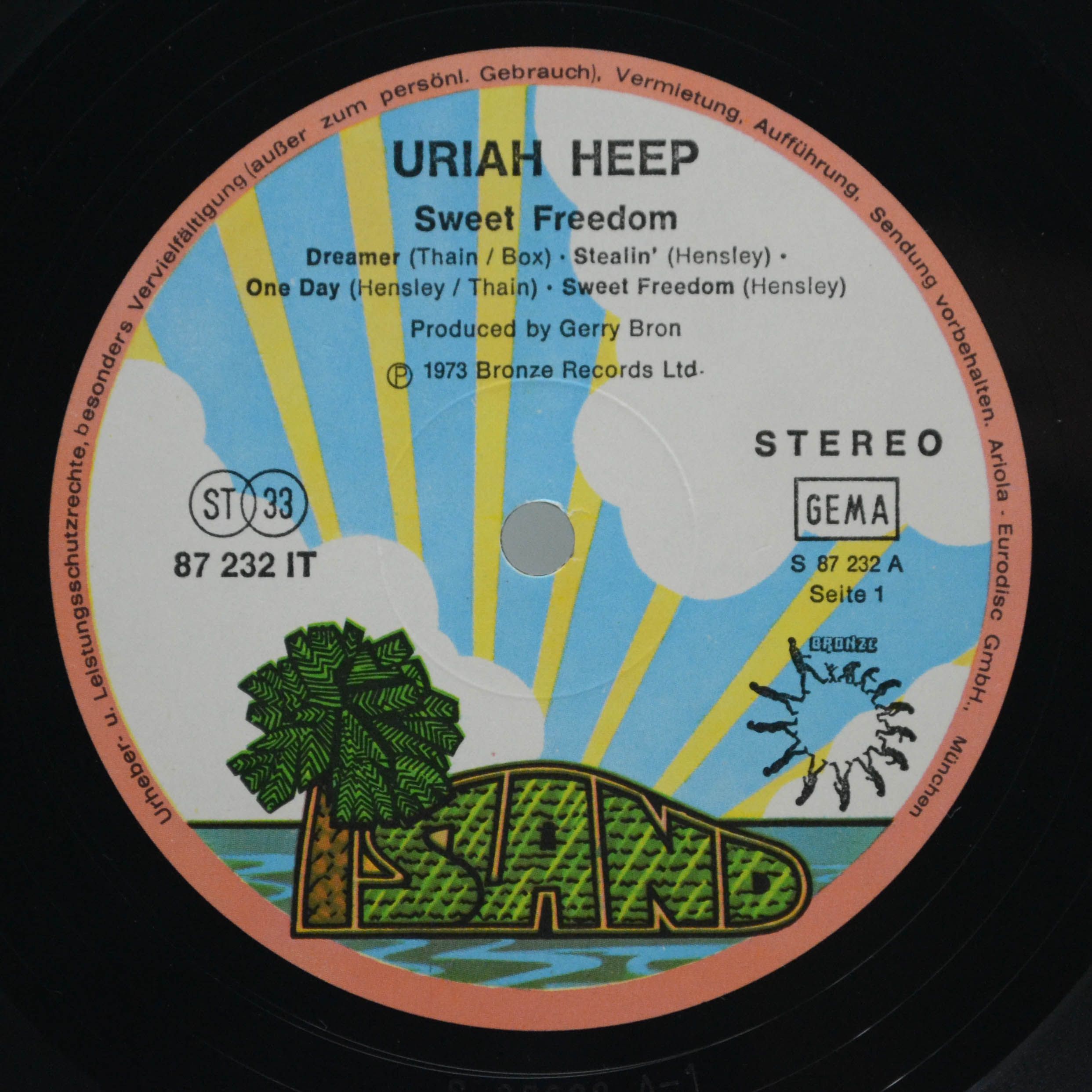 Uriah Heep — Sweet Freedom, 1973
