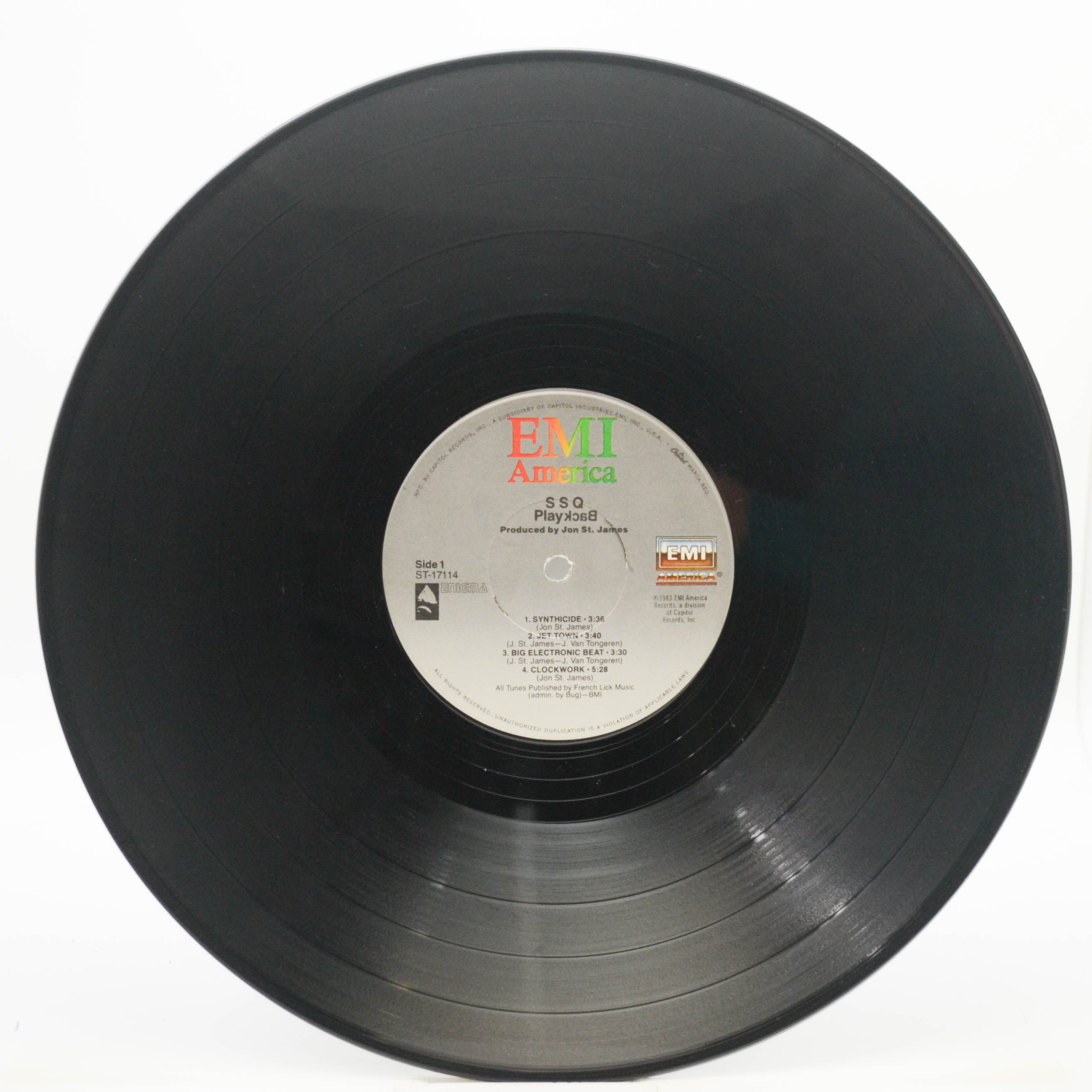 SSQ — Playback (1-st, USA), 1983