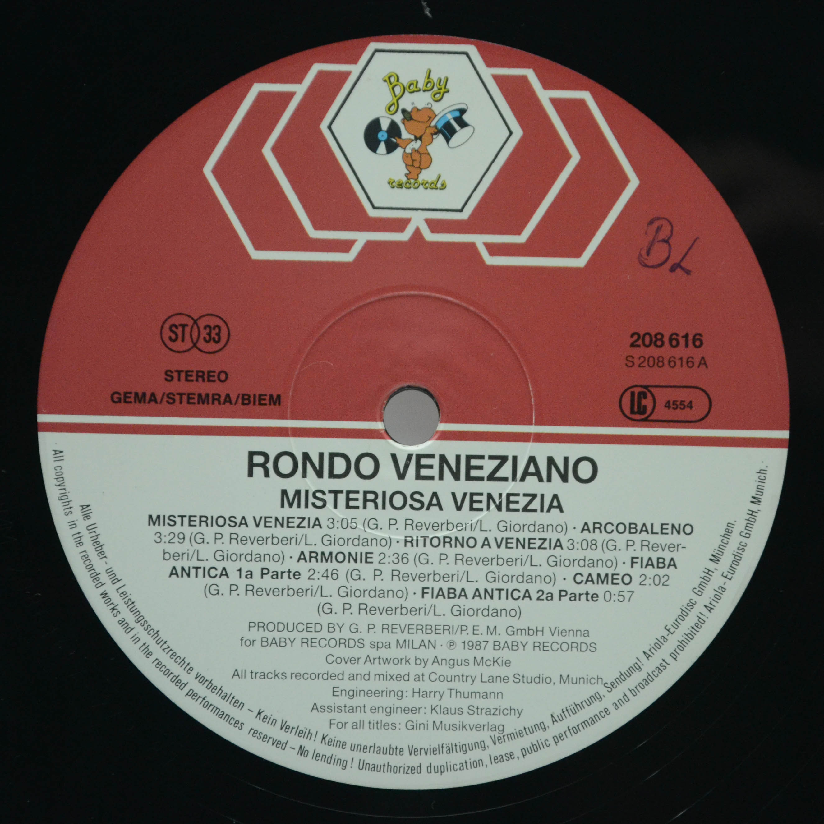Rondo' Veneziano — Misteriosa Venezia, 1987