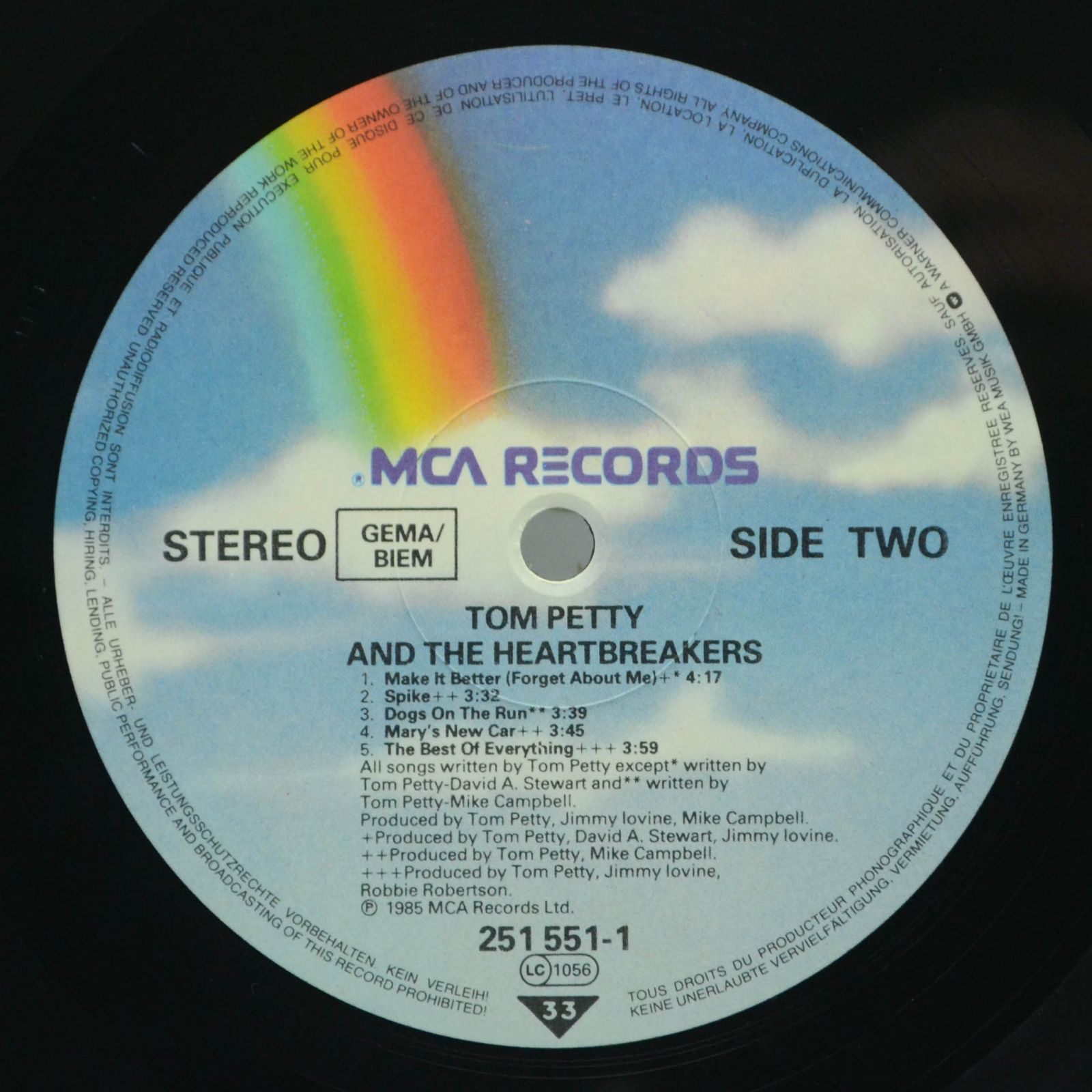 Tom Petty And The Heartbreakers — Southern Accents, 1985