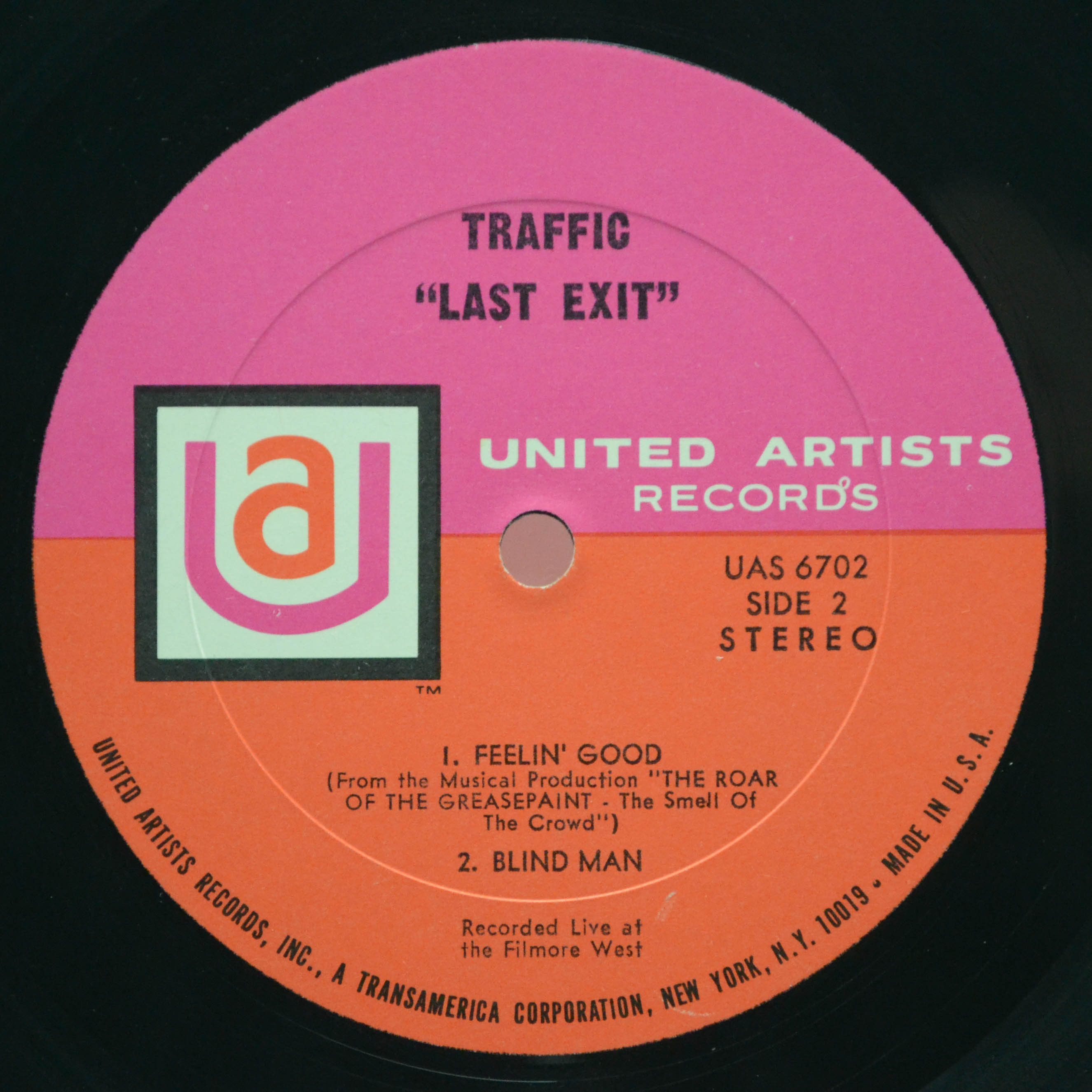 Traffic — Last Exit (USA), 1969
