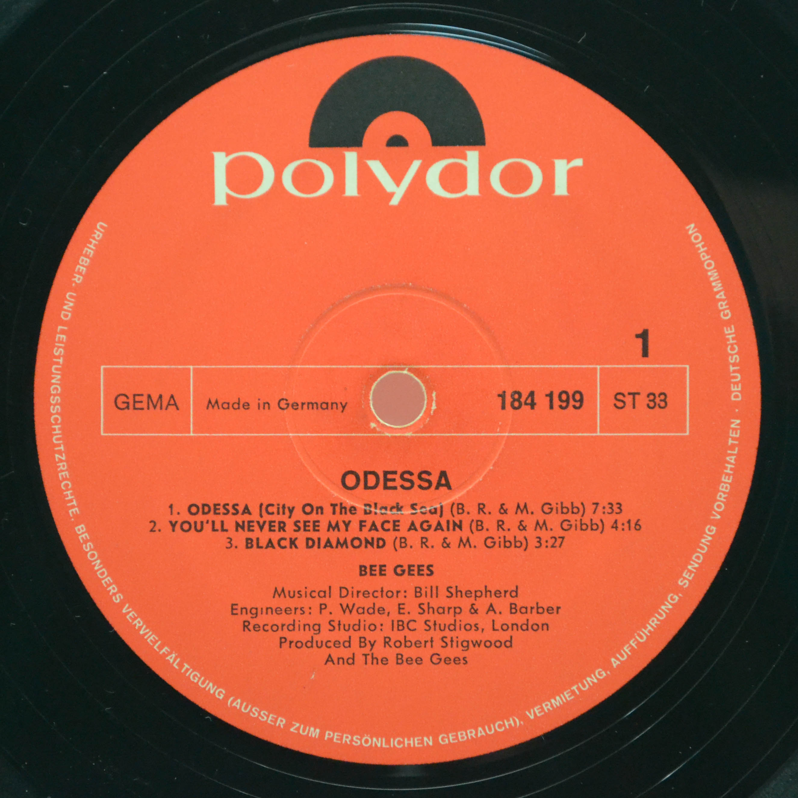Bee Gees — Odessa (2LP), 1969