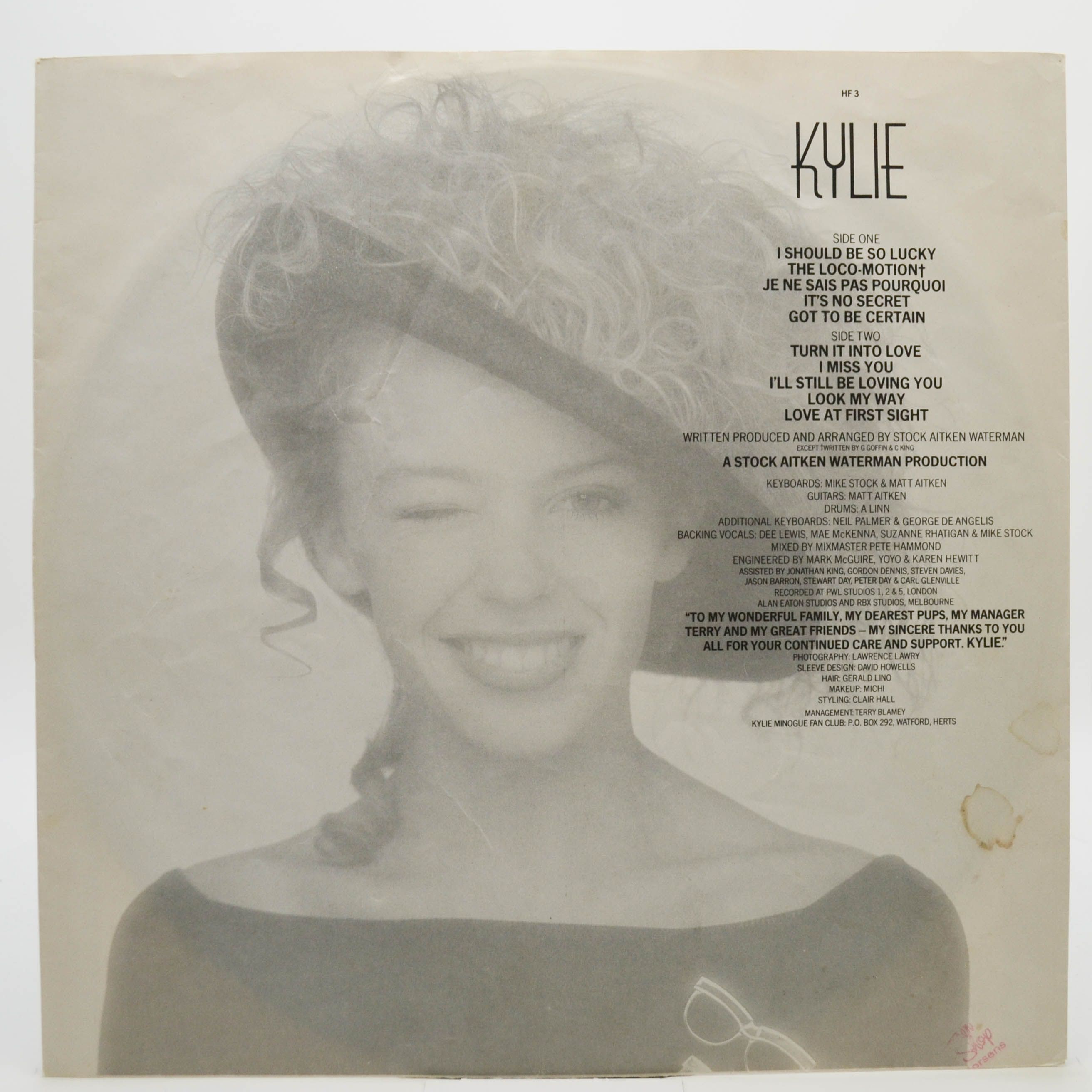 Kylie Minogue — Kylie, 1988
