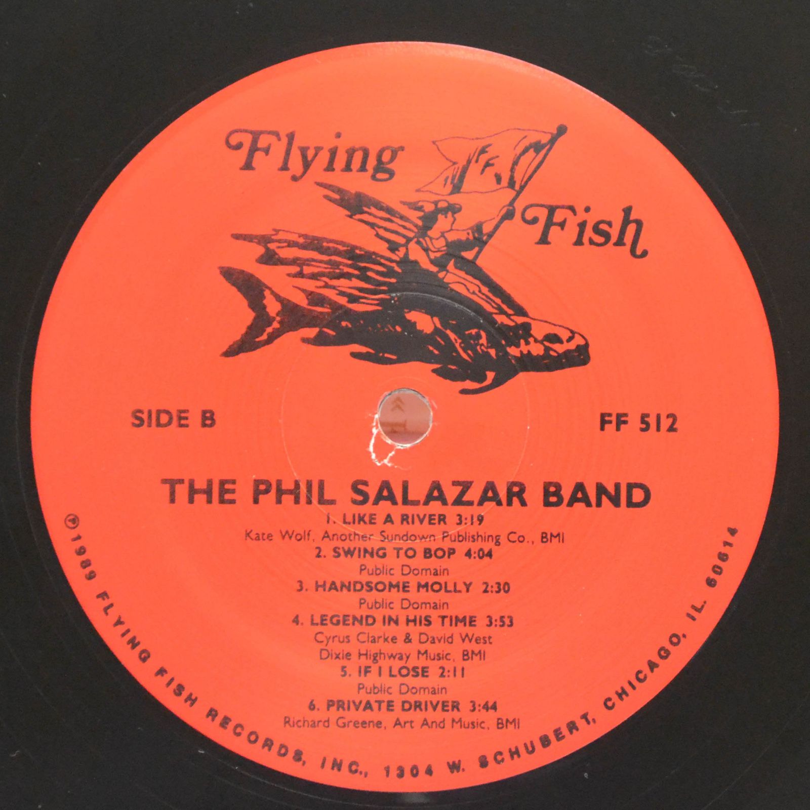 Phil Salazar Band — The Phil Salazar Band, 1989