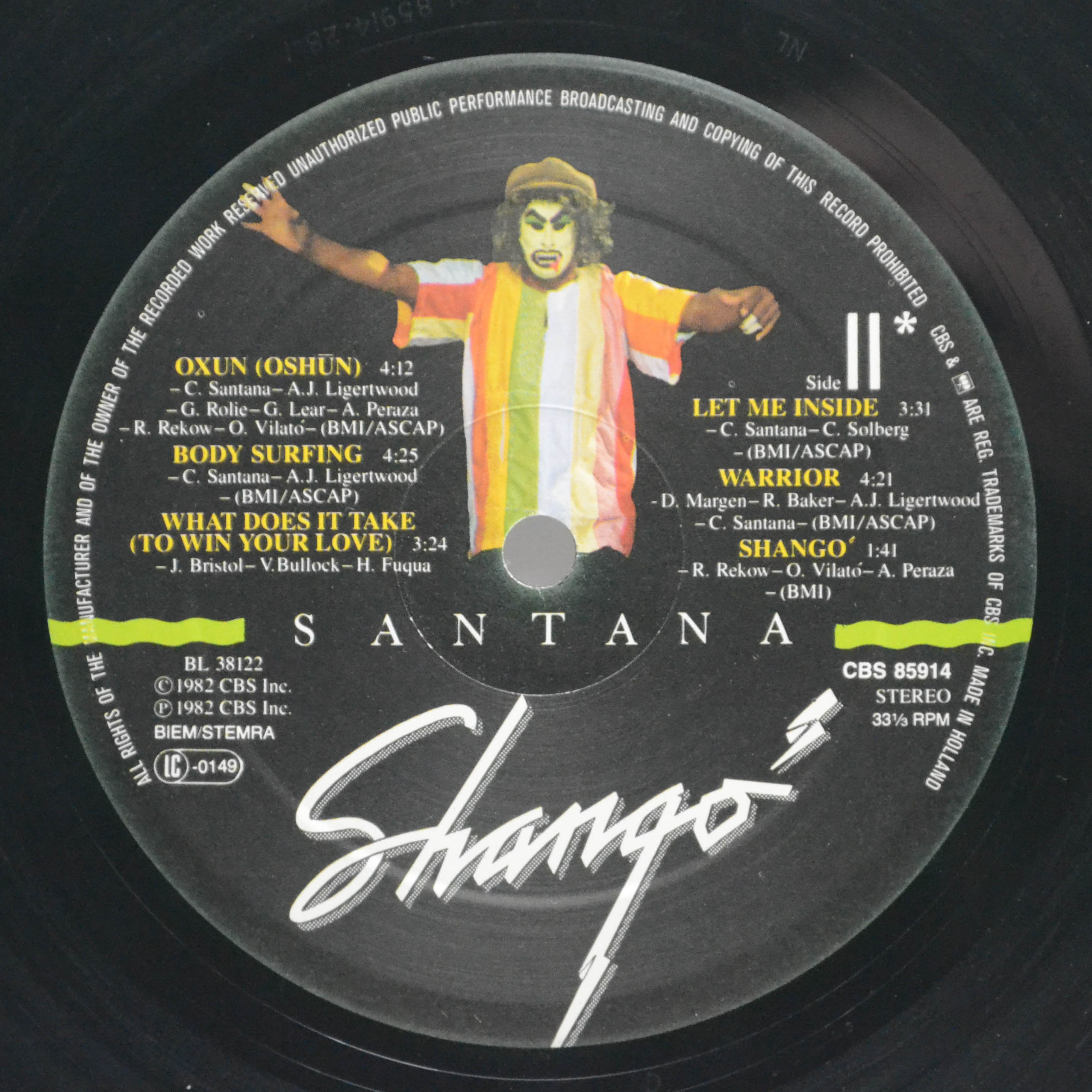 Santana — Shango, 1982