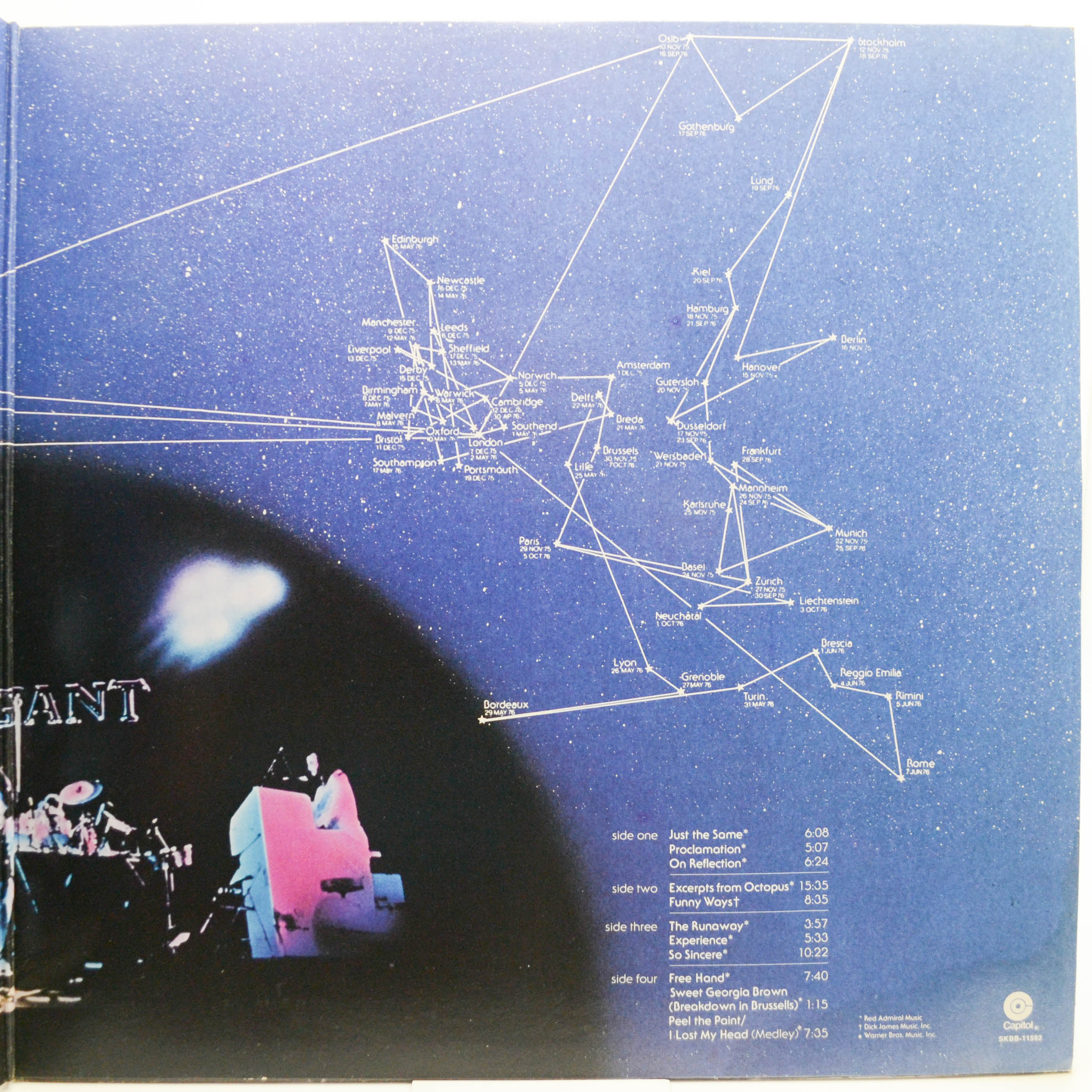 Gentle Giant — Playing The Fool (2LP), 1977