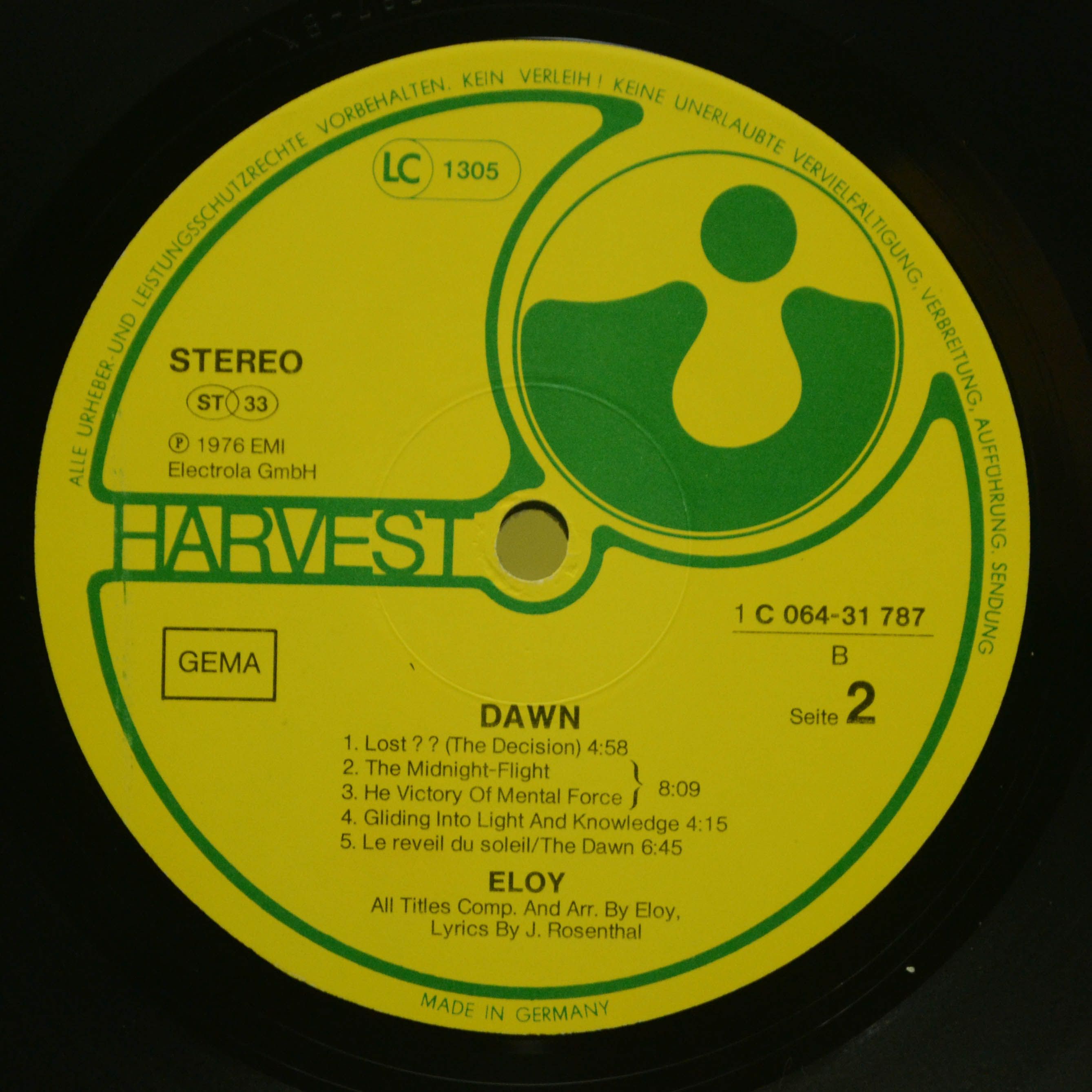 Eloy — Dawn, 1976
