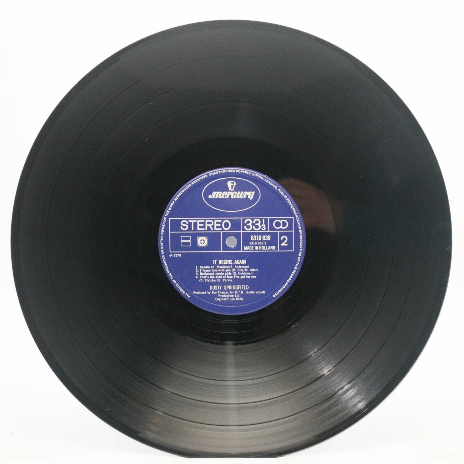 Dusty Springfield — It Begins Again..., 1978