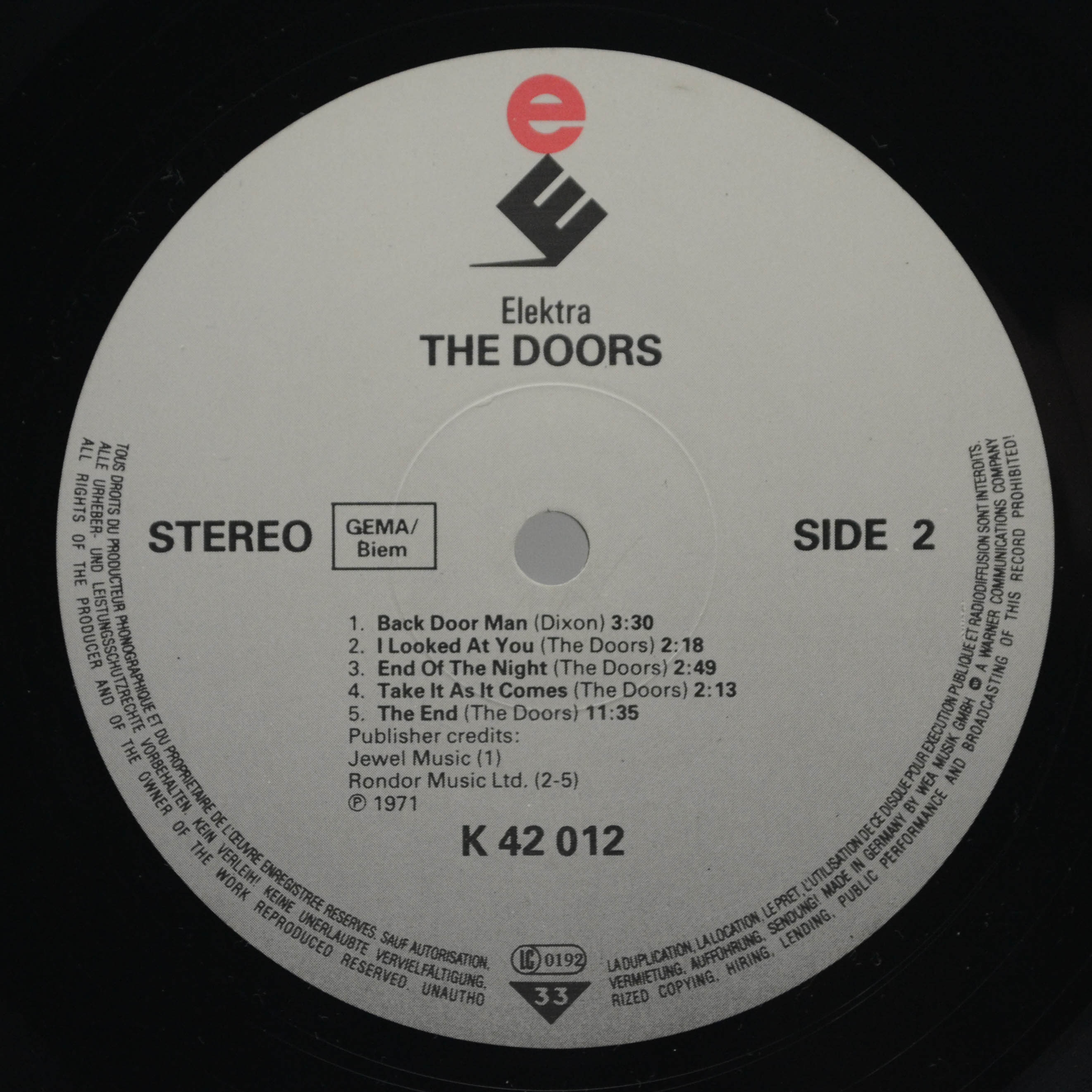 Doors — The Doors, 1967