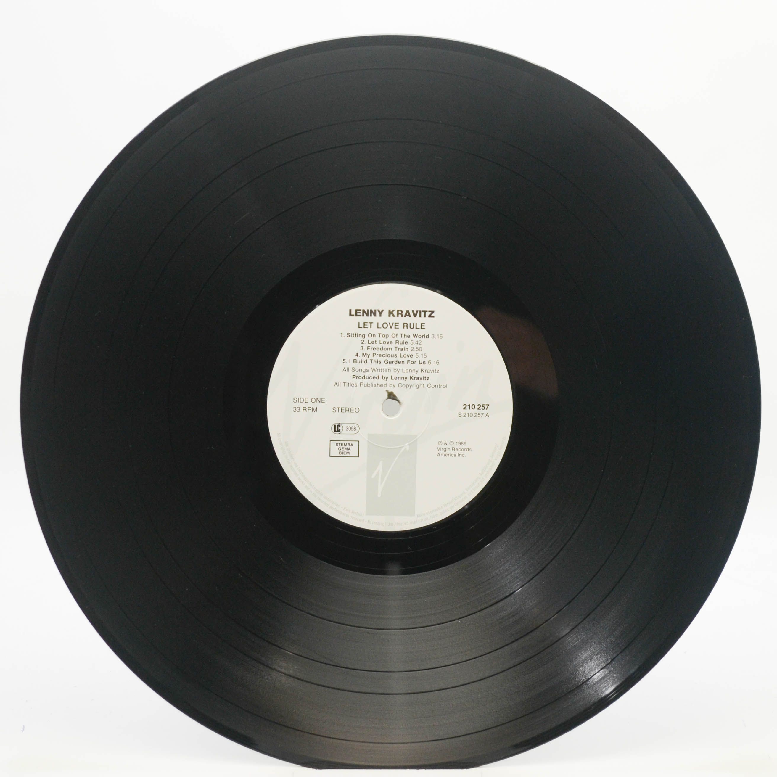 Lenny Kravitz — Let Love Rule, 1989