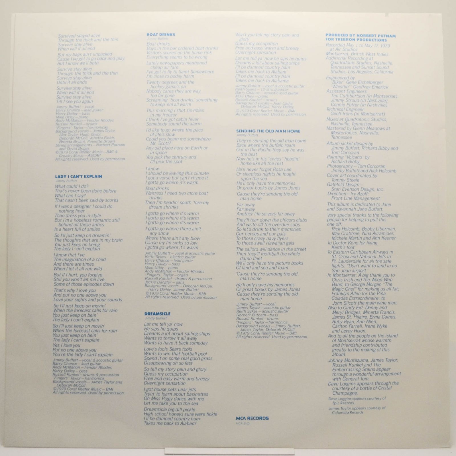 Jimmy Buffett — Volcano, 1979