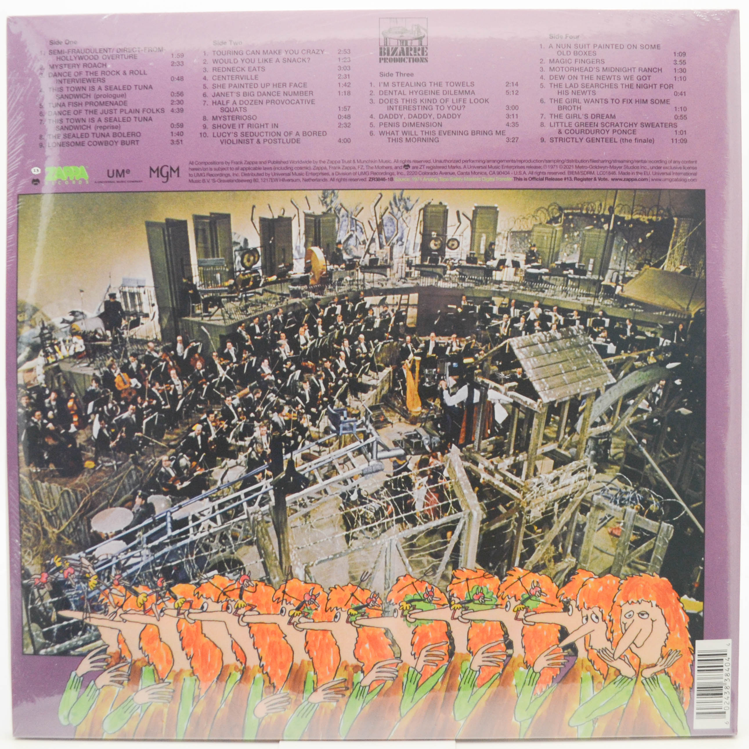 Frank Zappa — 200 Motels (2LP), 1971