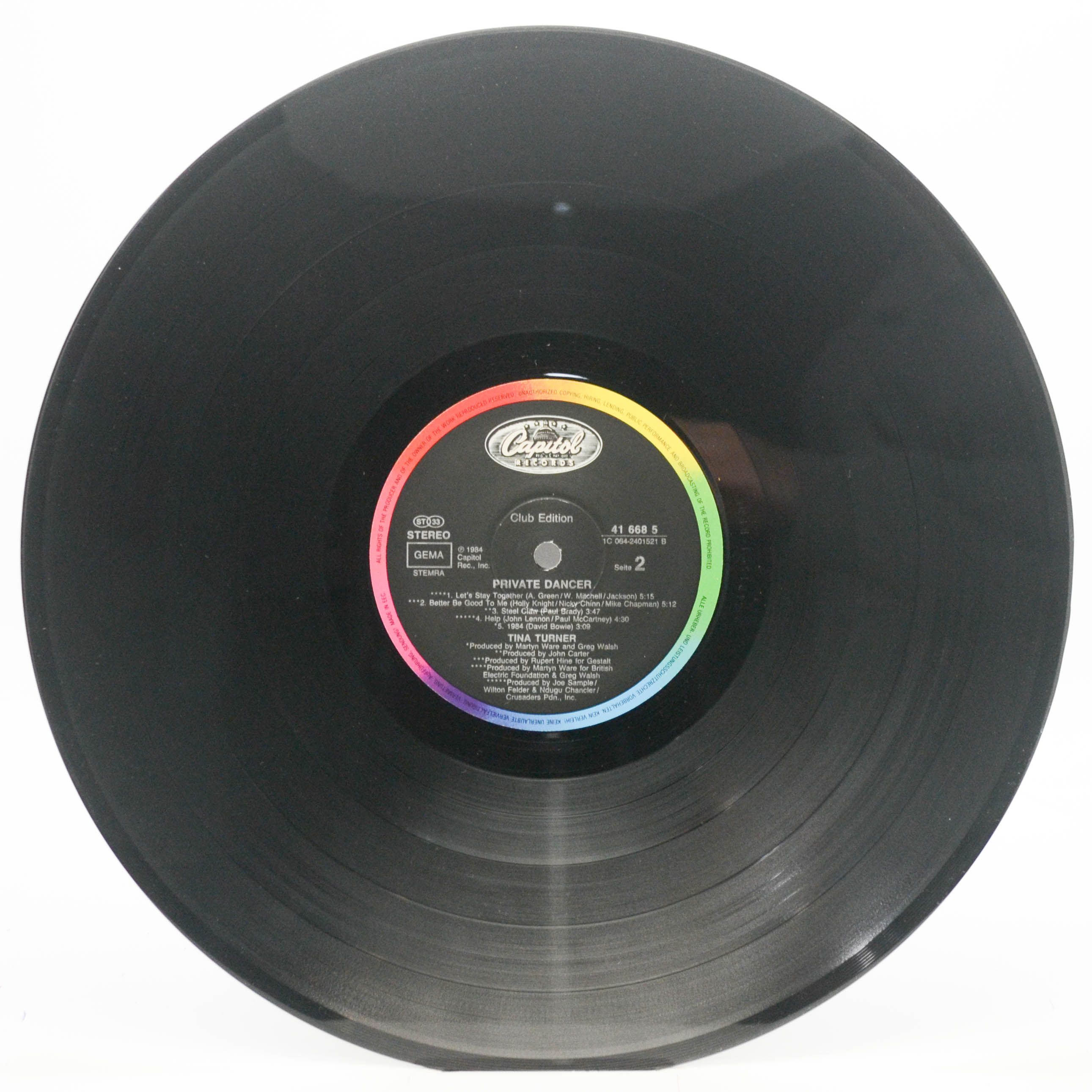 Tina Turner — Private Dancer, 1984