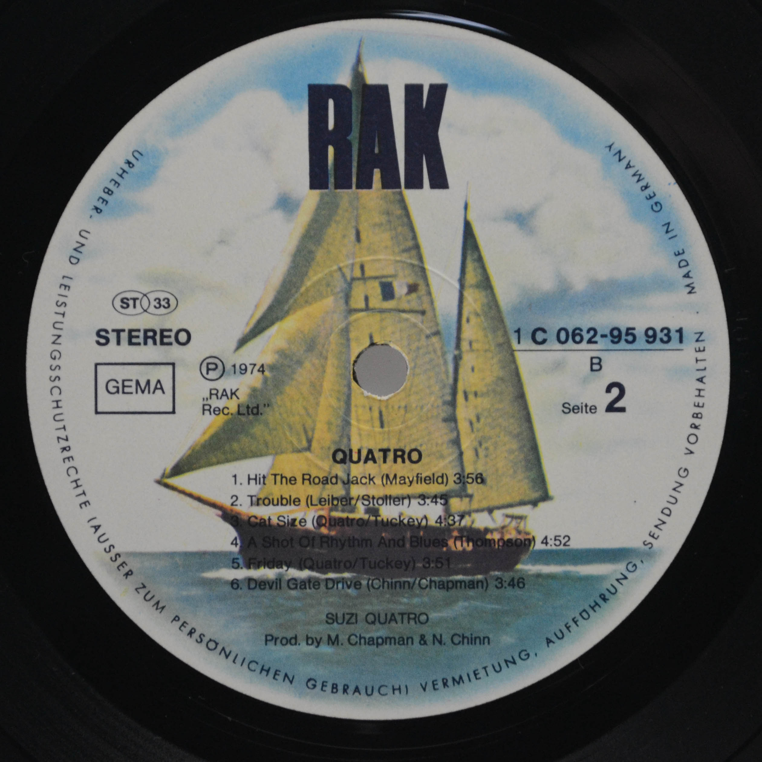 Suzi Quatro — Quatro, 1974