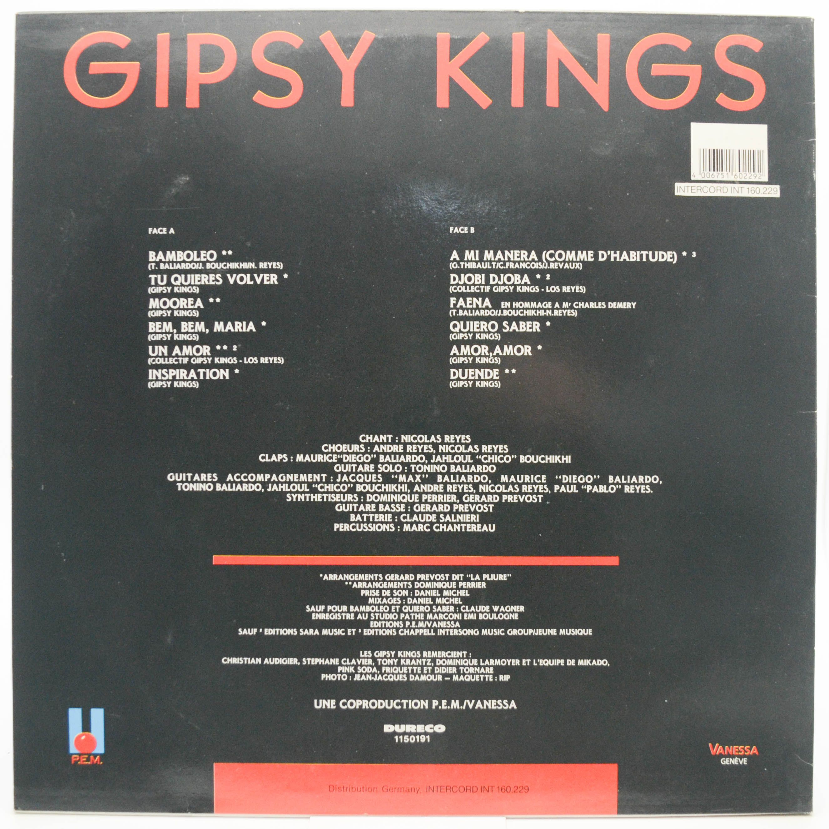 Gipsy Kings — Gipsy Kings, 1987
