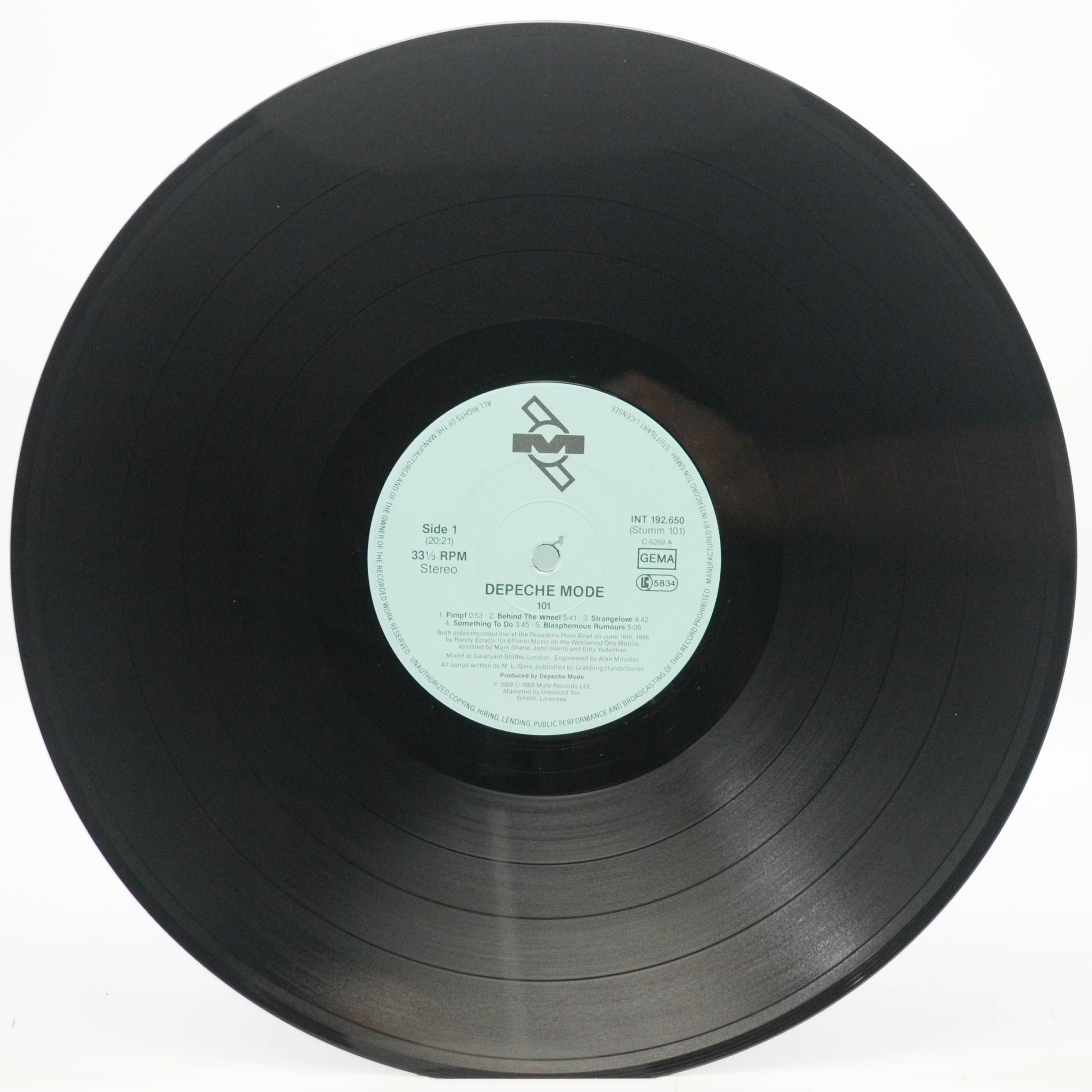 Depeche Mode — 101 (2LP), 1989