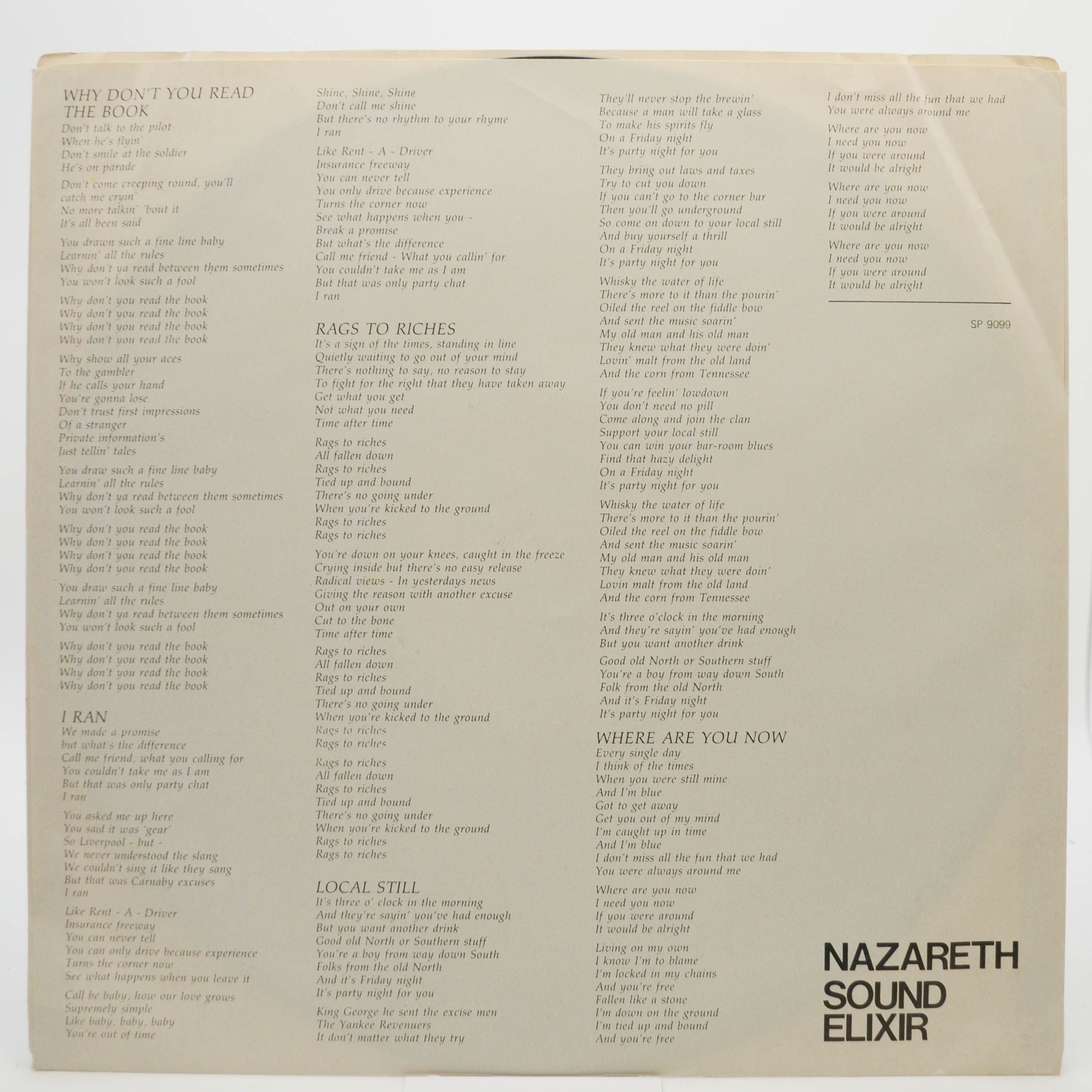 Nazareth — Sound Elixir, 1983