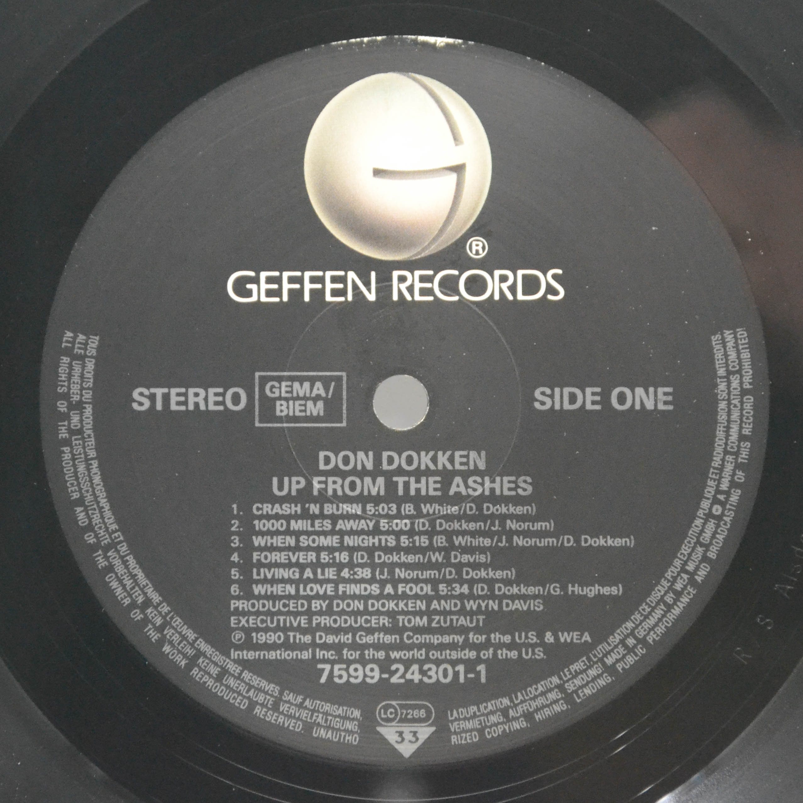 Don Dokken — Up From The Ashes, 1990