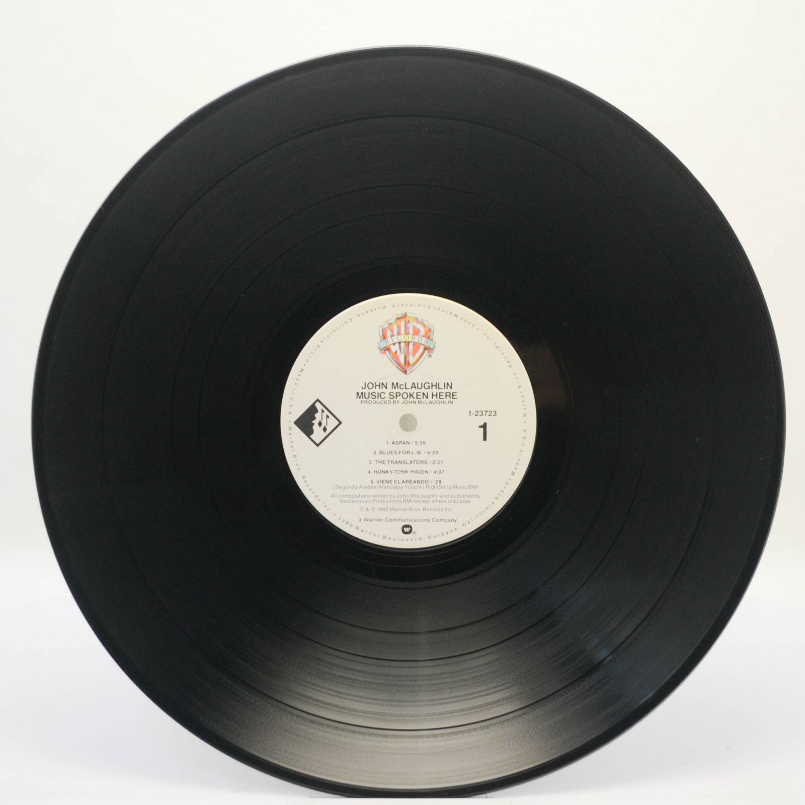 John McLaughlin — Music Spoken Here (USA), 1982