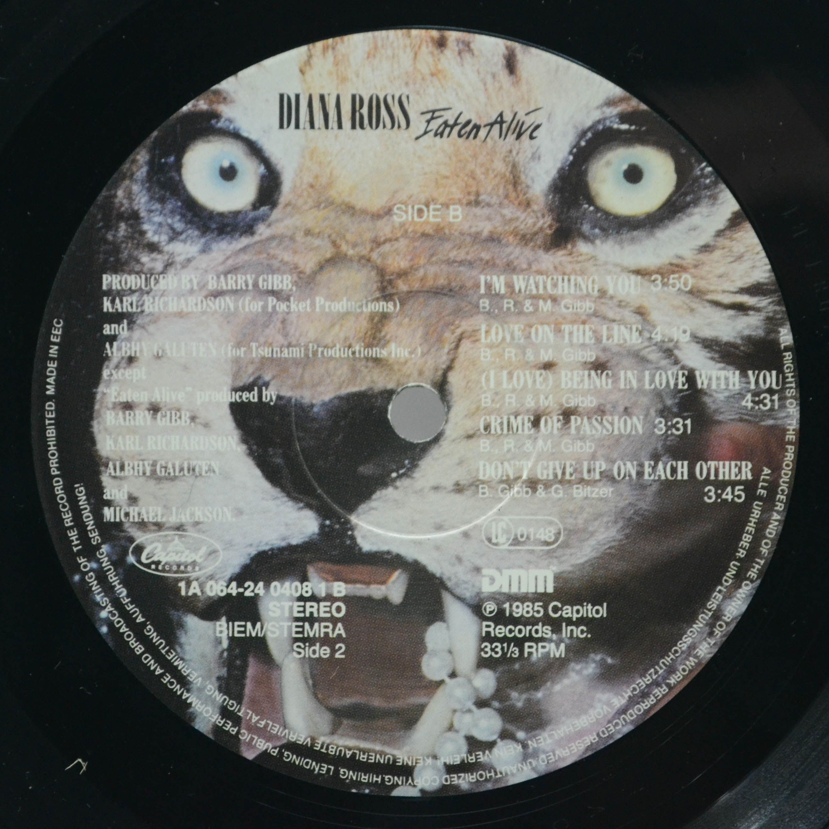 Diana Ross — Eaten Alive, 1985