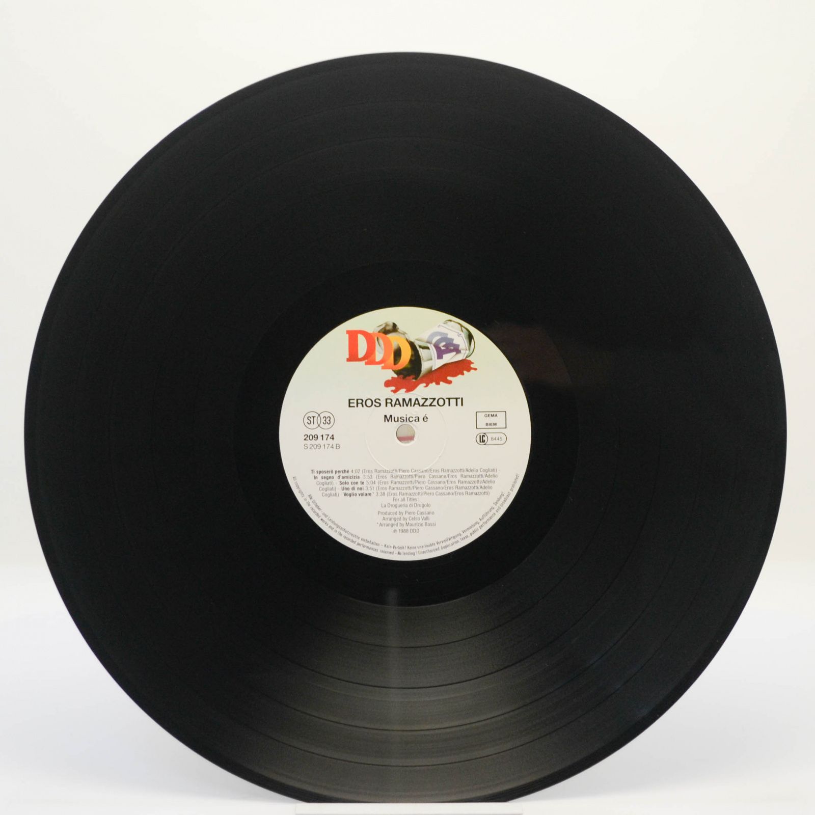 Eros Ramazzotti — Musica È, 1988