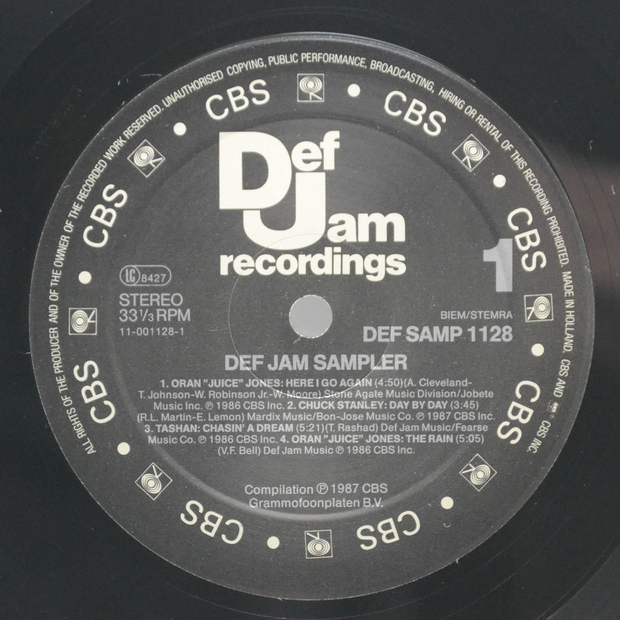 Various — Def Jam Sampler, 1987