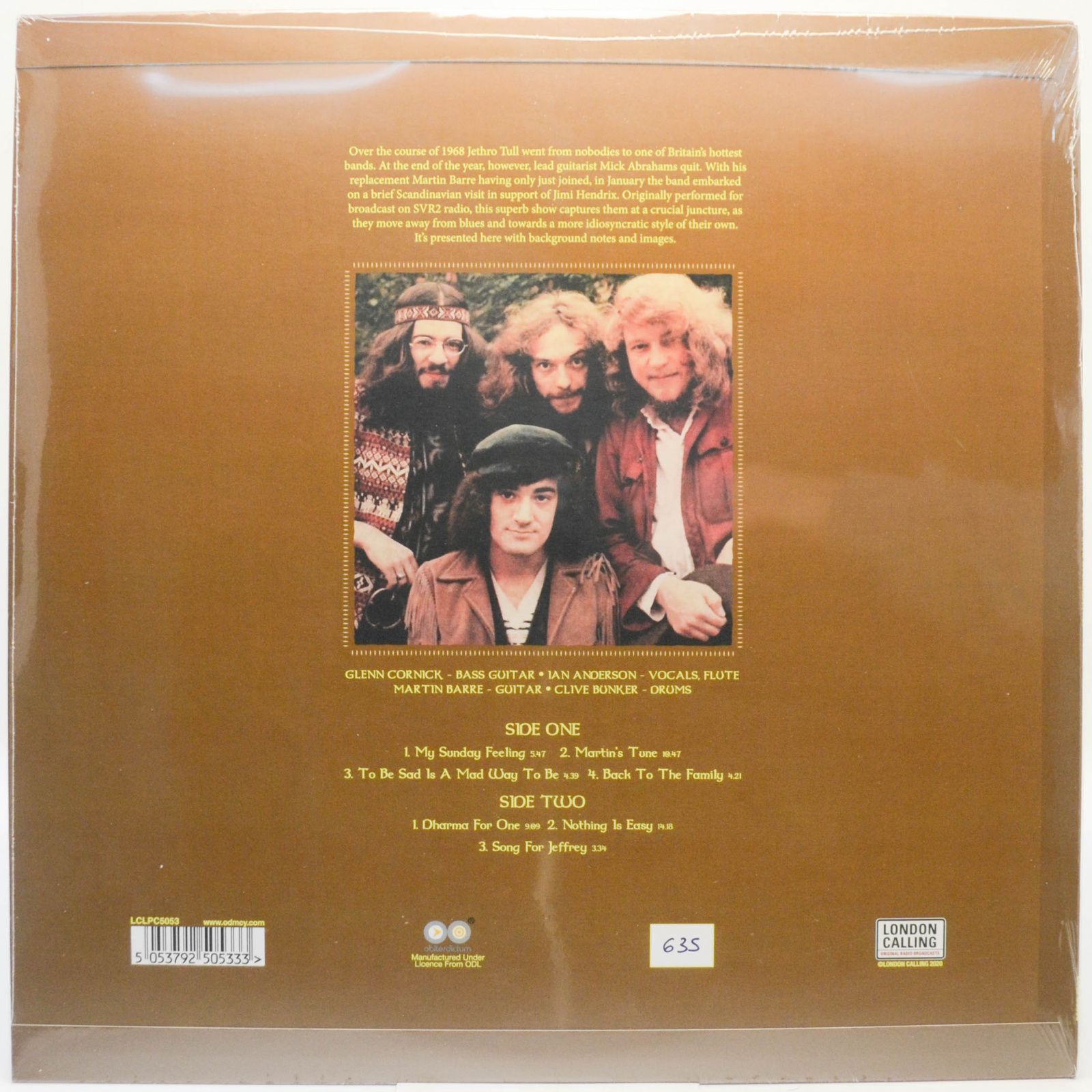 Jethro Tull — Live In Sweden '69, 2020