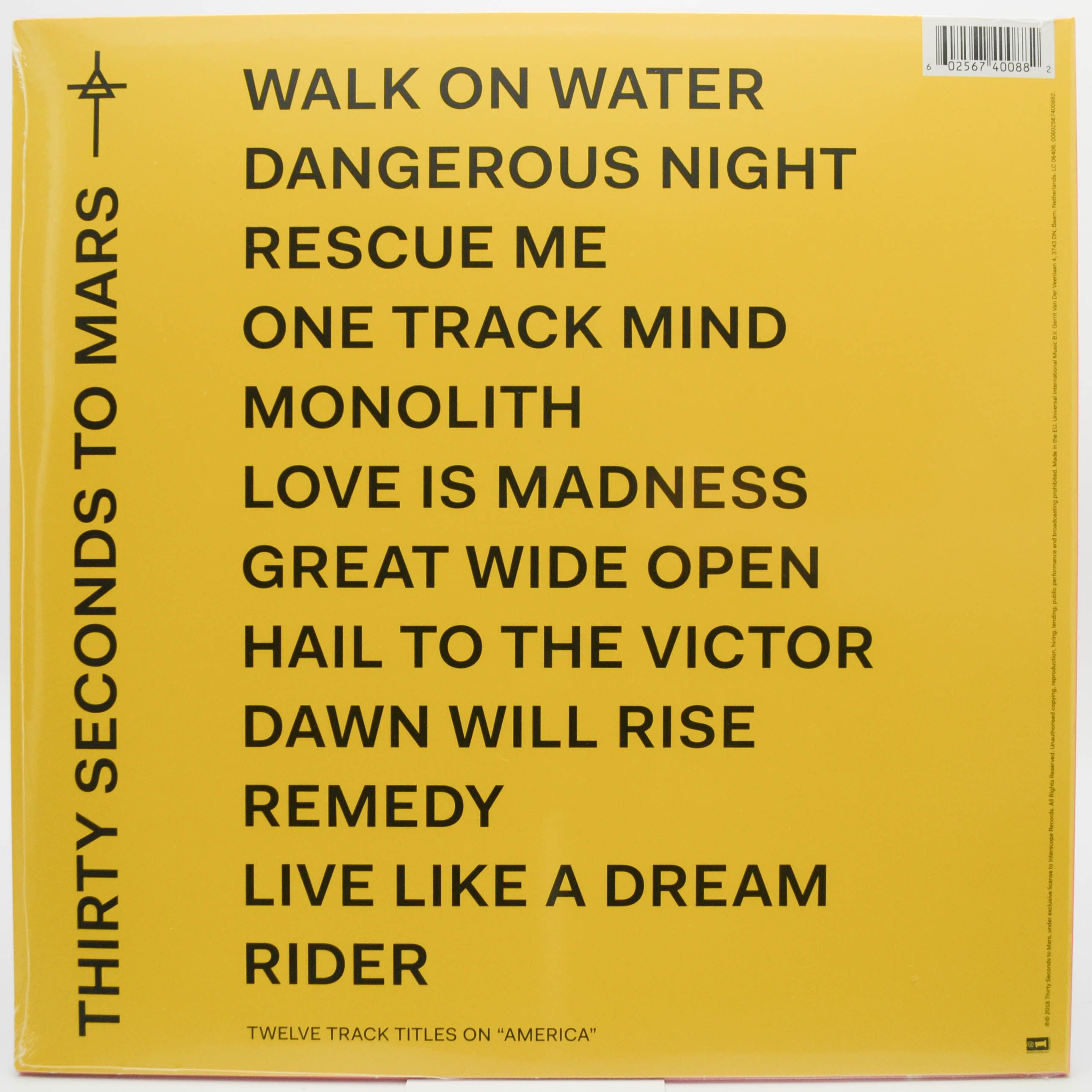 Thirty Seconds To Mars — America, 2018