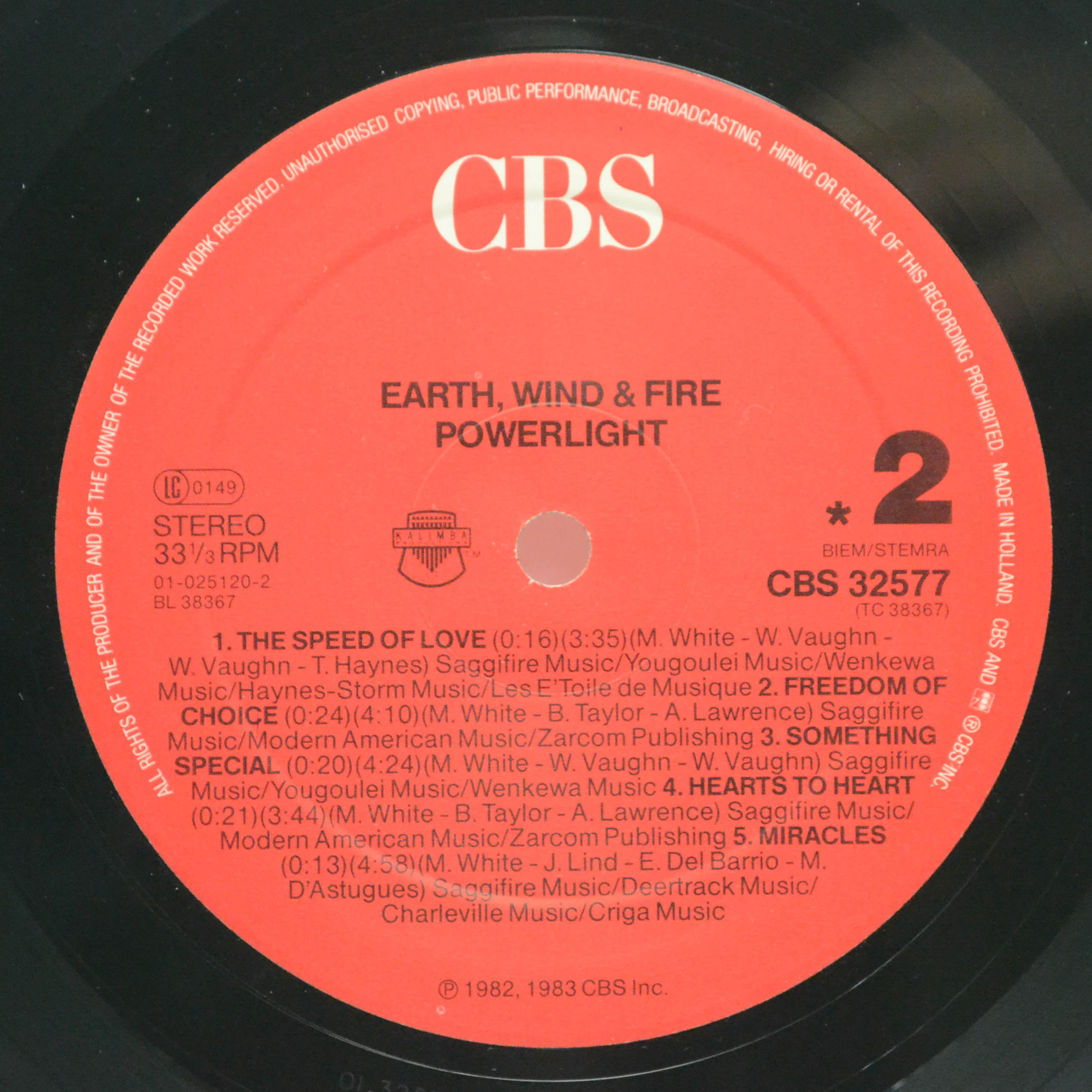 Earth, Wind & Fire — Powerlight, 1983