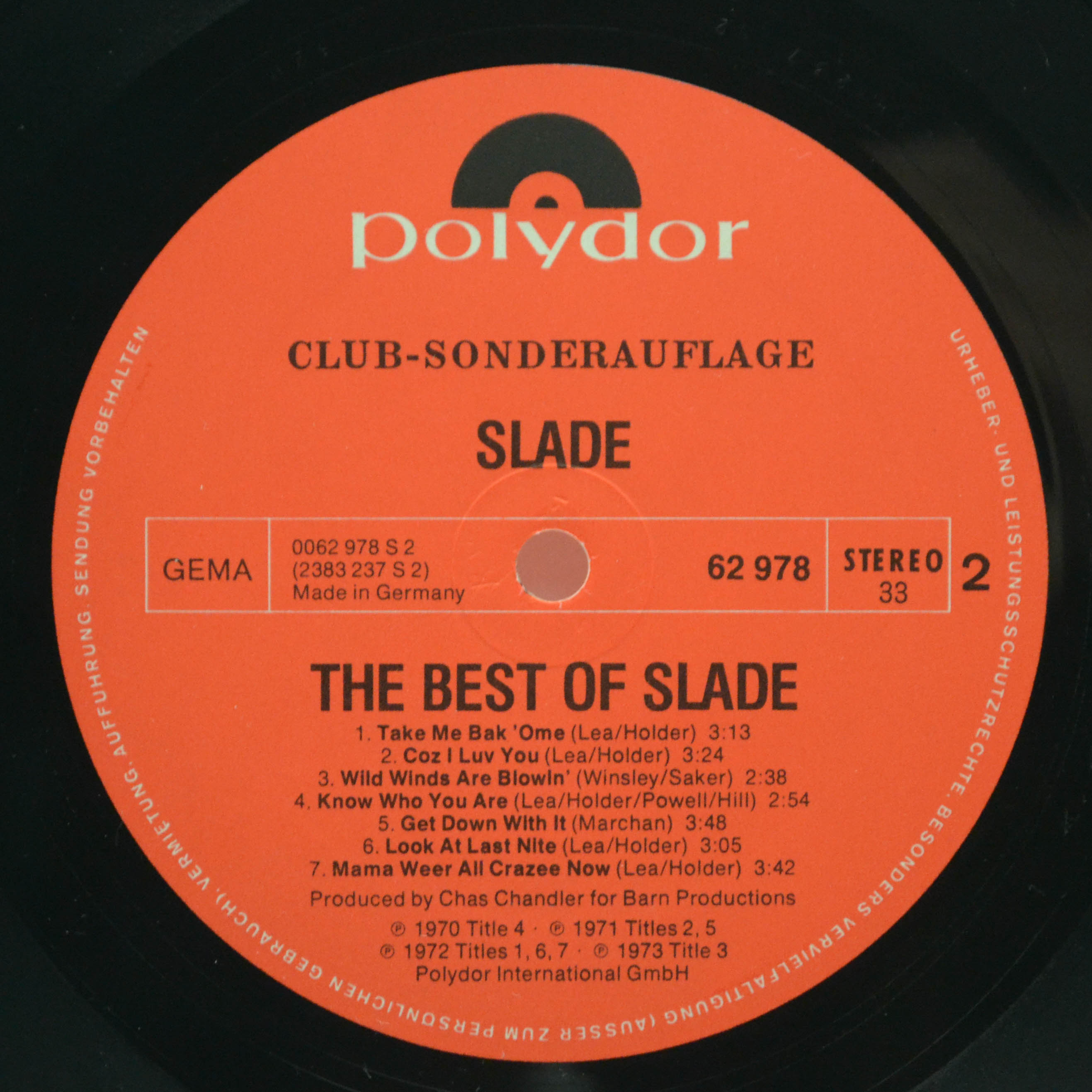 Slade — The Best Of Slade, 1973