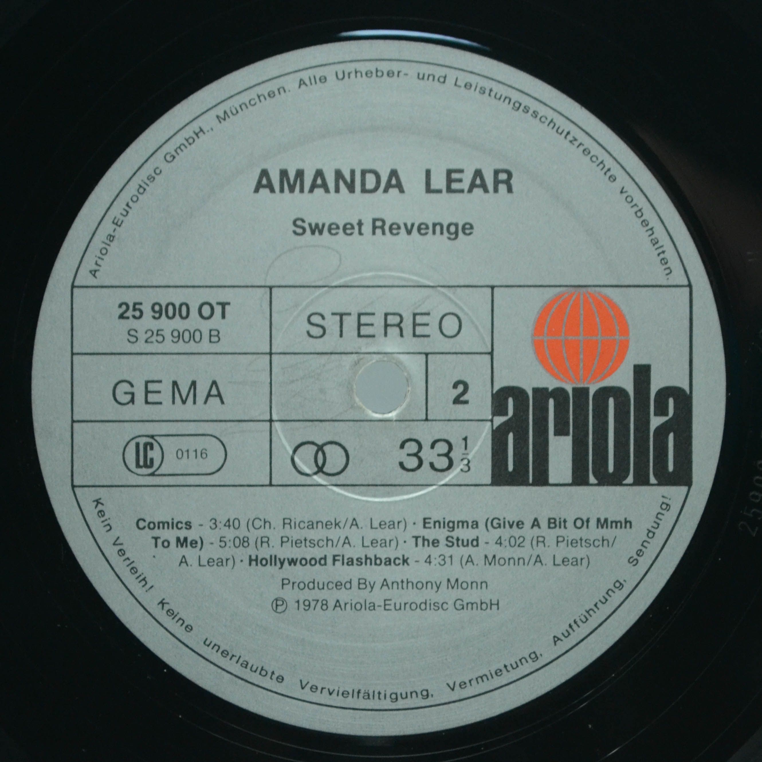 Amanda Lear — Sweet Revenge, 1978