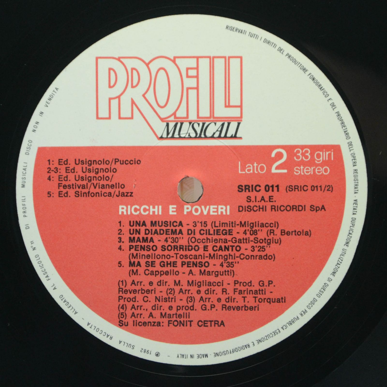 Ricchi E Poveri — Ricchi E Poveri, 1982