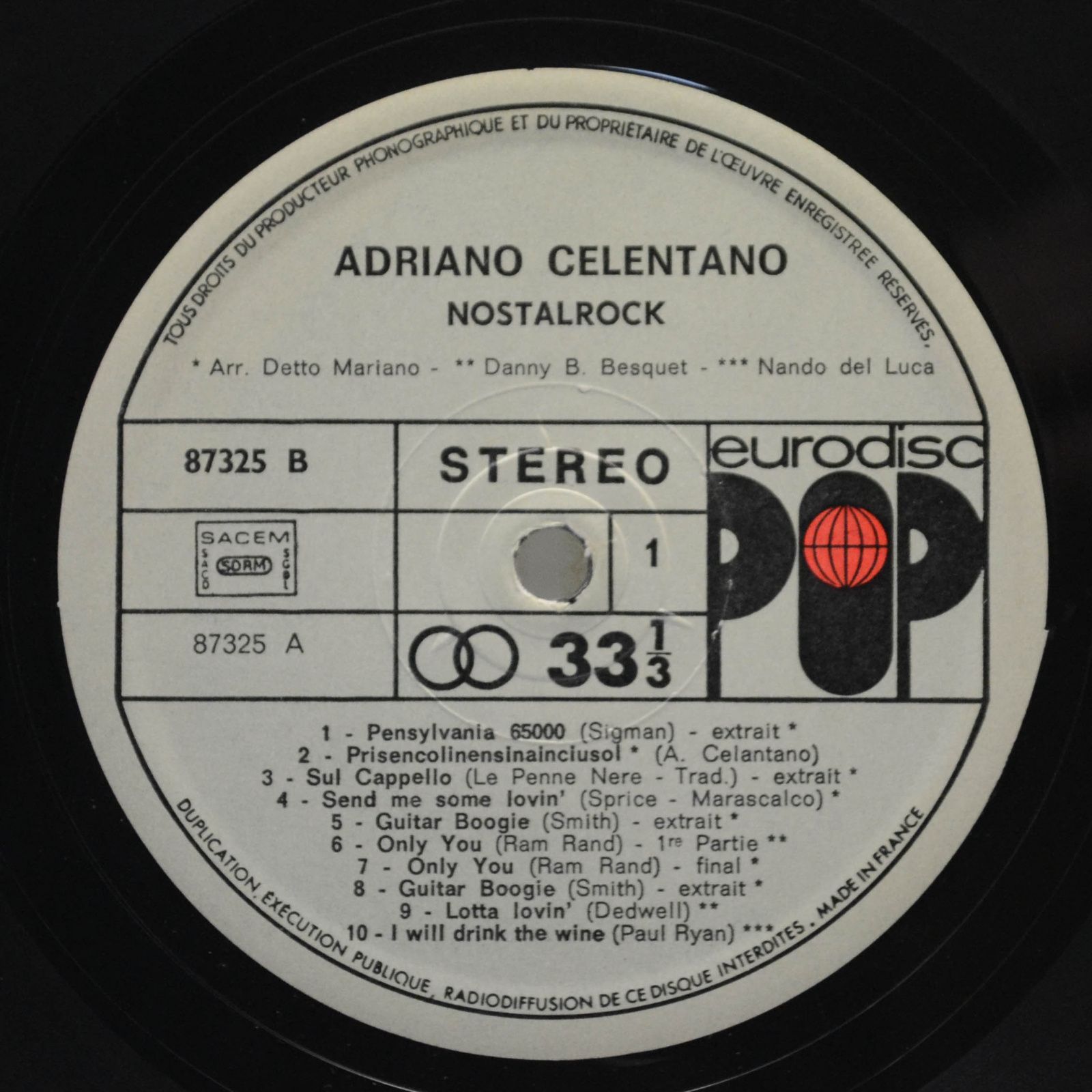 Adriano Celentano — Prisencolinensinainciusol, 1973